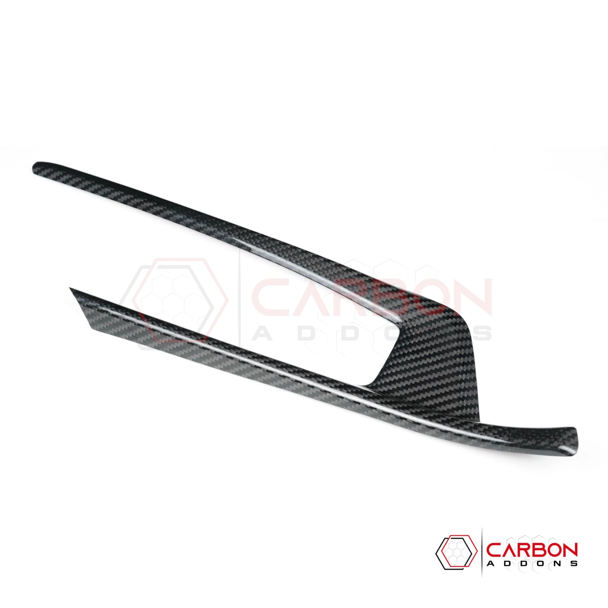 2024+ Dodge Charger Real Carbon Fiber Center Console Gear Shifter Trim Cover