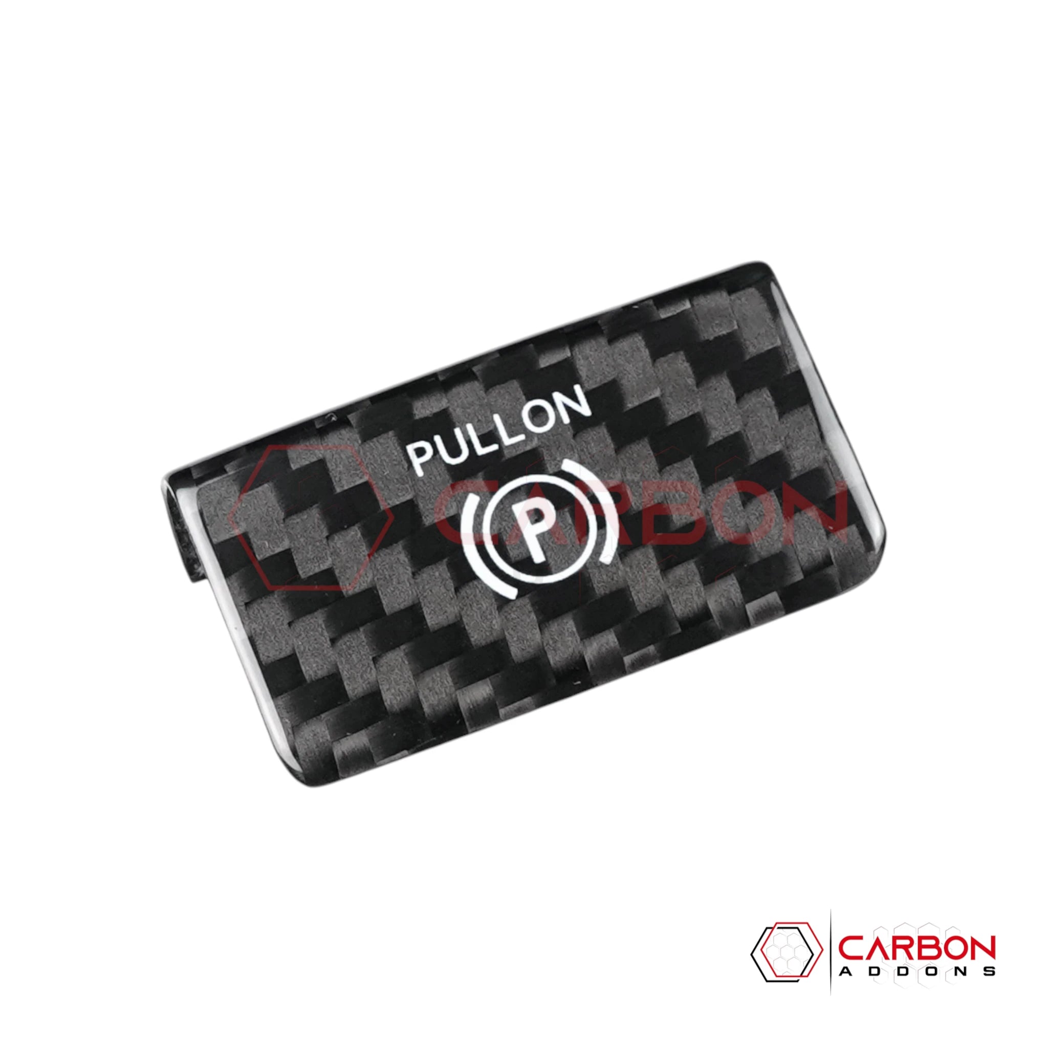 2024+ Dodge Charger Real Carbon Fiber Electronic Parking Brake Button Cover