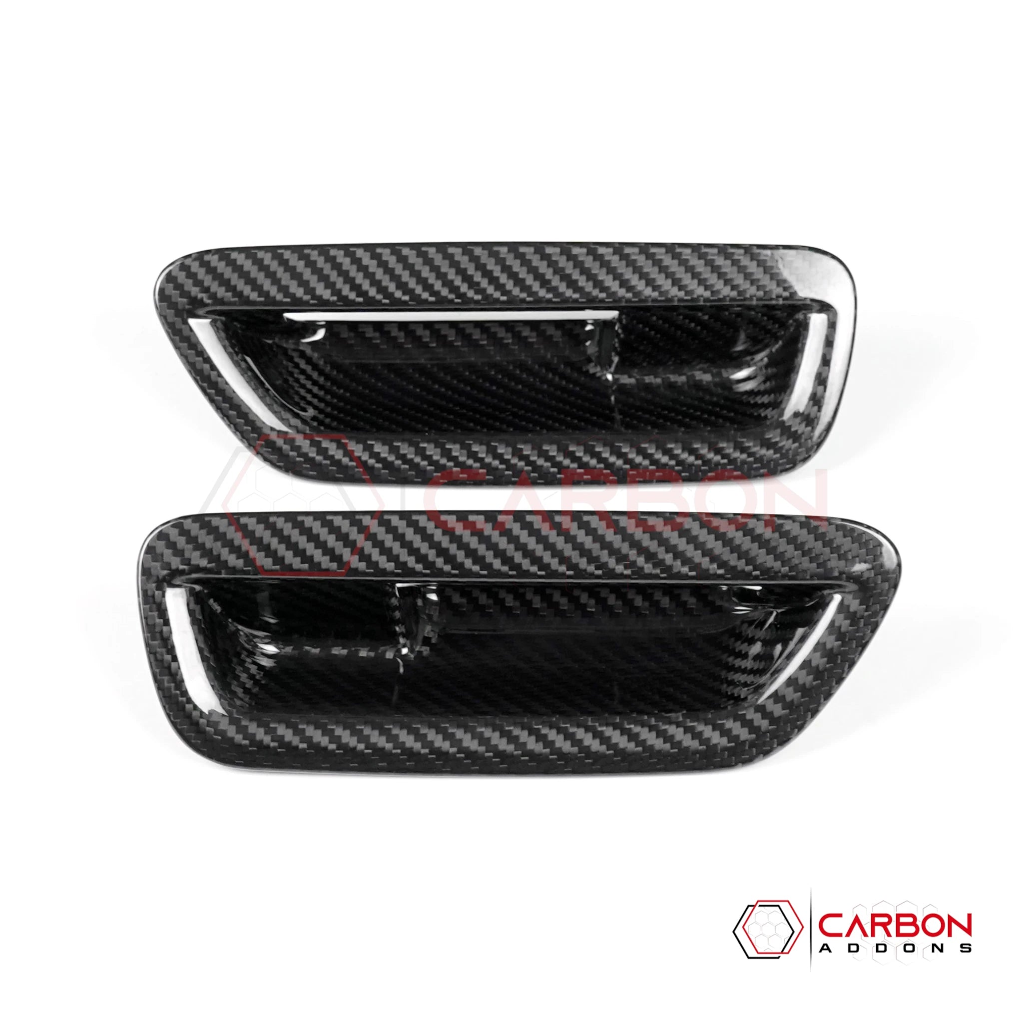 2024+ Dodge Charger Real Carbon Fiber Exterior Door Handle Covers