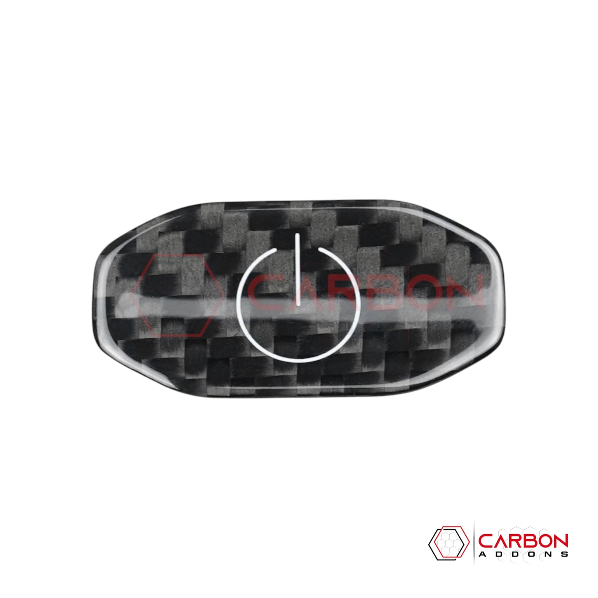 2024+ Dodge Charger Real Carbon Fiber Start Stop Button Cover