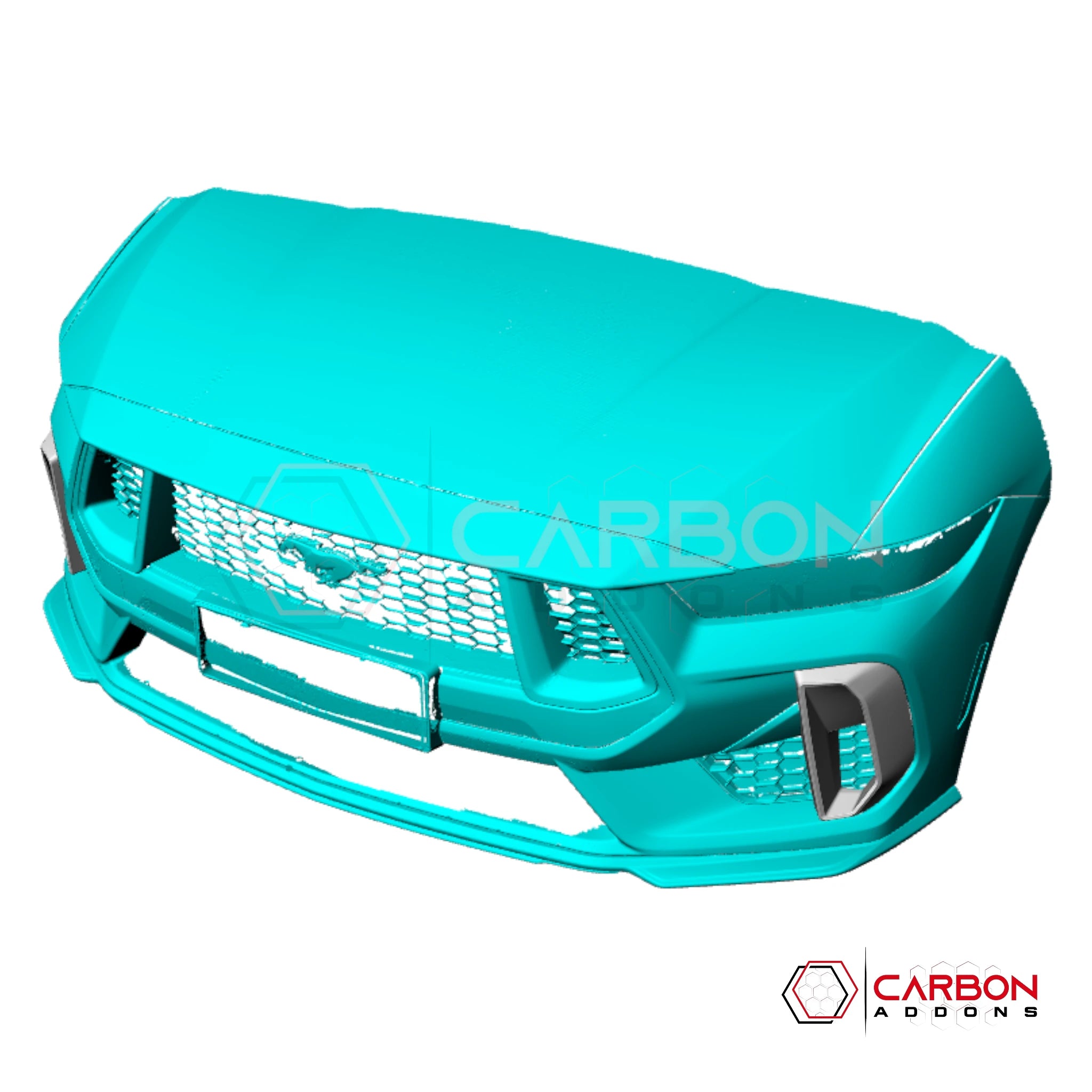 2024+ Ford Mustang S650 GT Carbon Fiber Front Bumper Side Vents | 2pcs