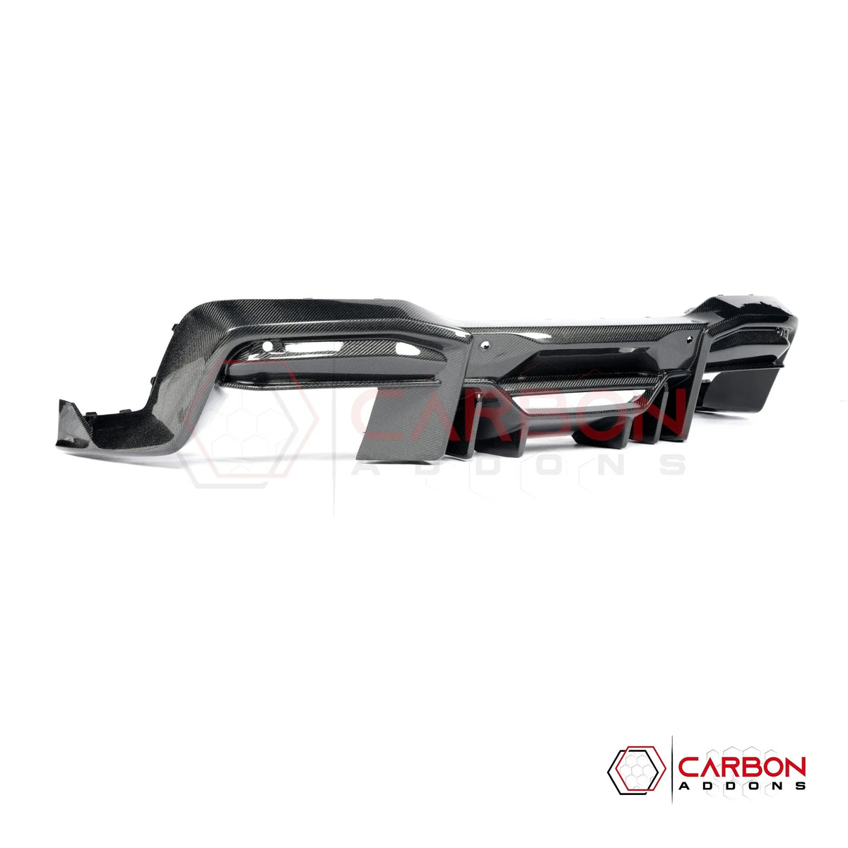 Ford Rear Diffuser Real Carbon Fiber Rear Diffuser for 2024+ Ford Mustang GT Carbon Fiber ...