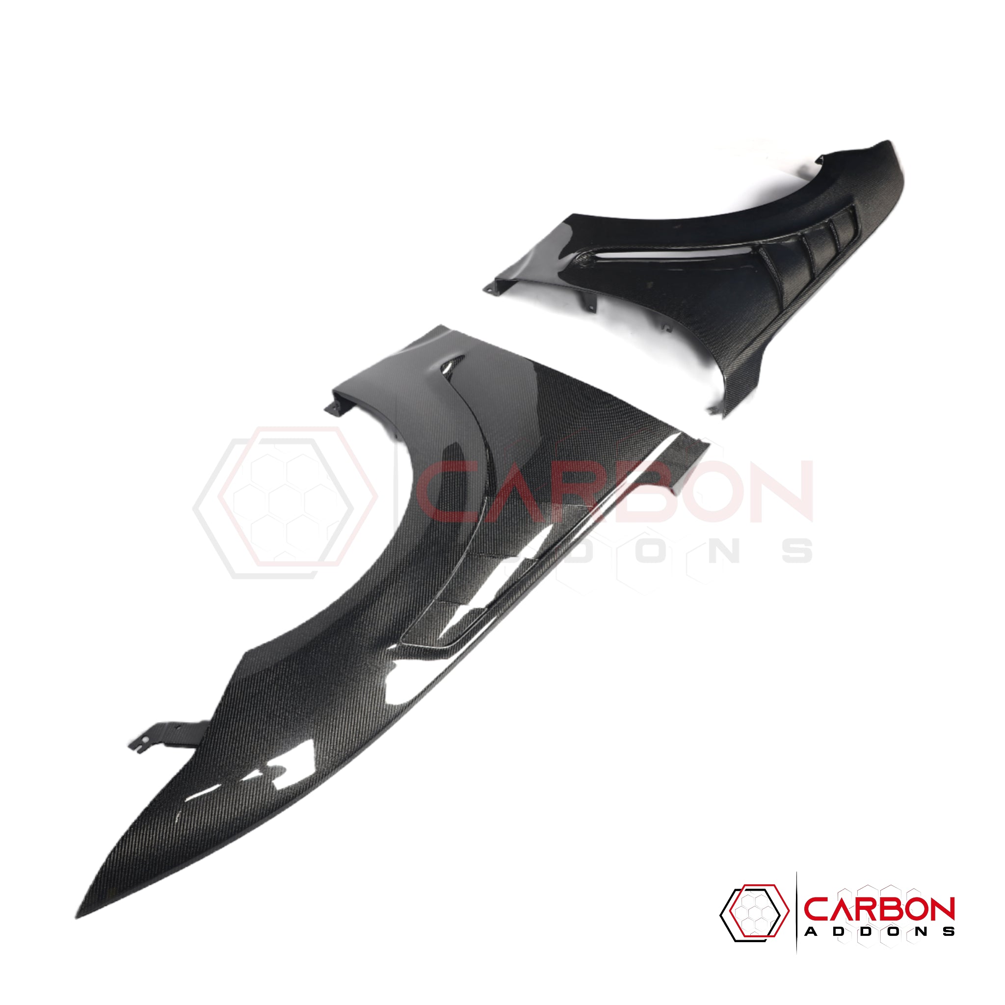 2024+ S650 Mustang GTD Style Carbon Fiber Fenders | V2
