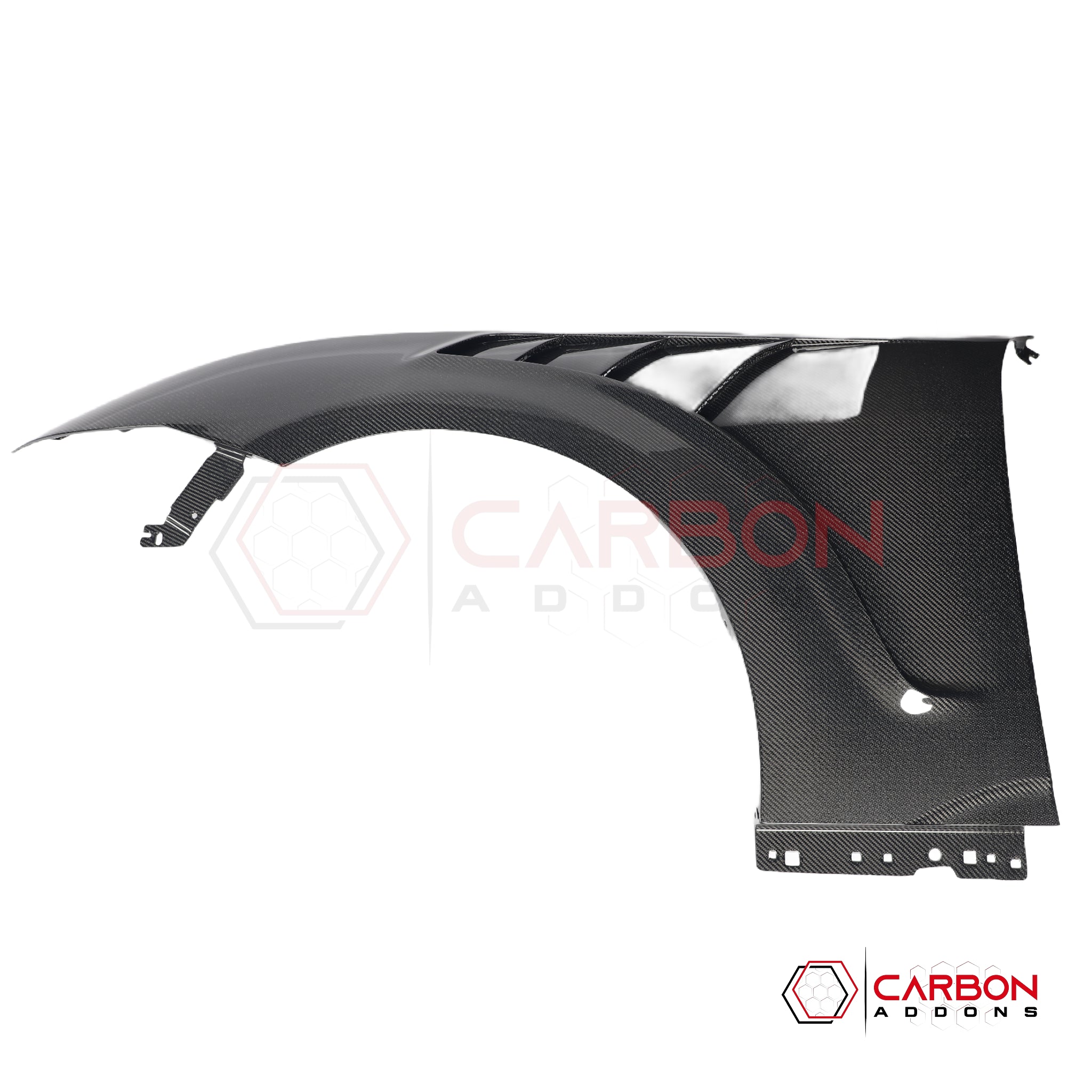 2024+ S650 Mustang GTD Style Carbon Fiber Fenders | V2