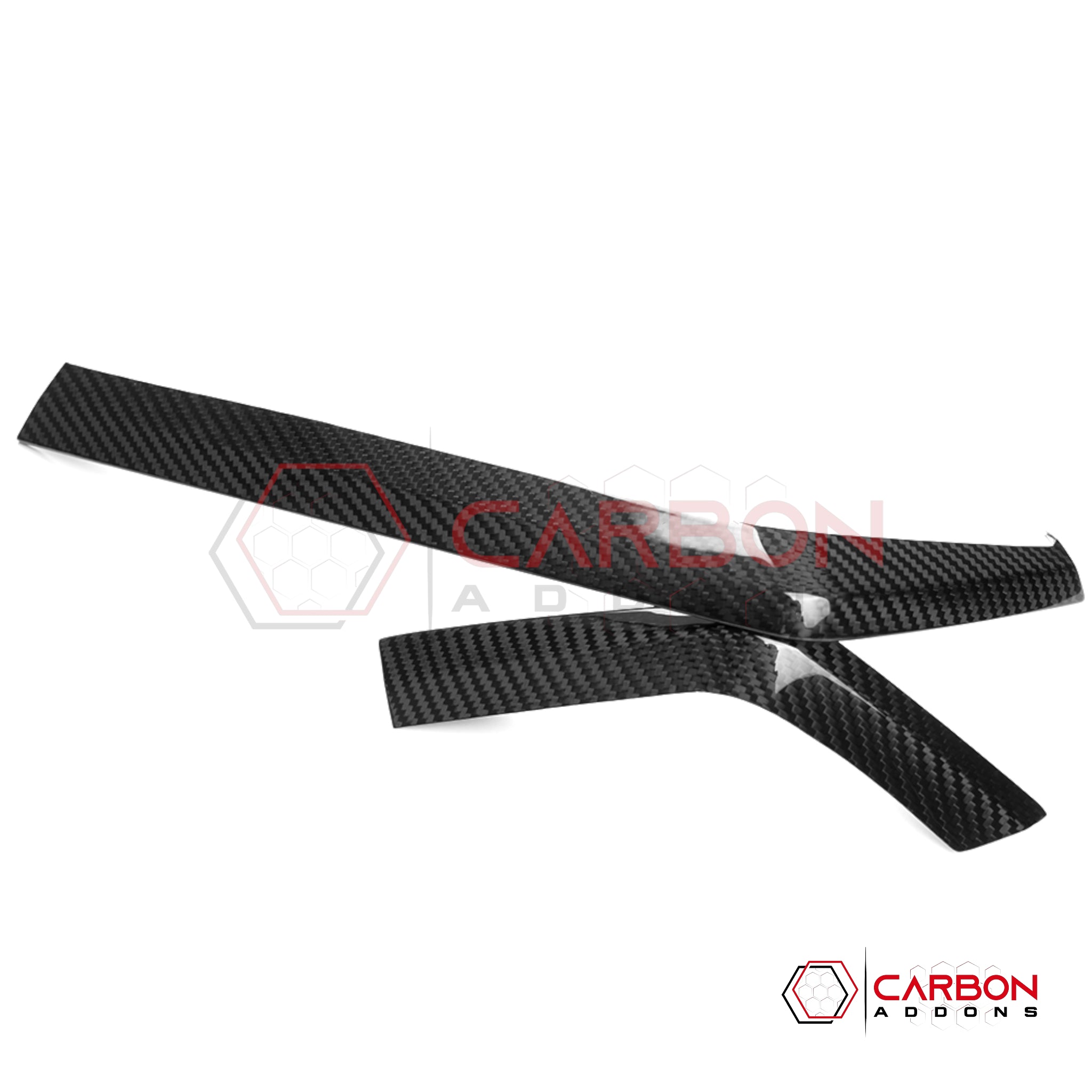 2026+ Corvette C8 Dash Display Screen Upper Trim Real Carbon Fiber Cover