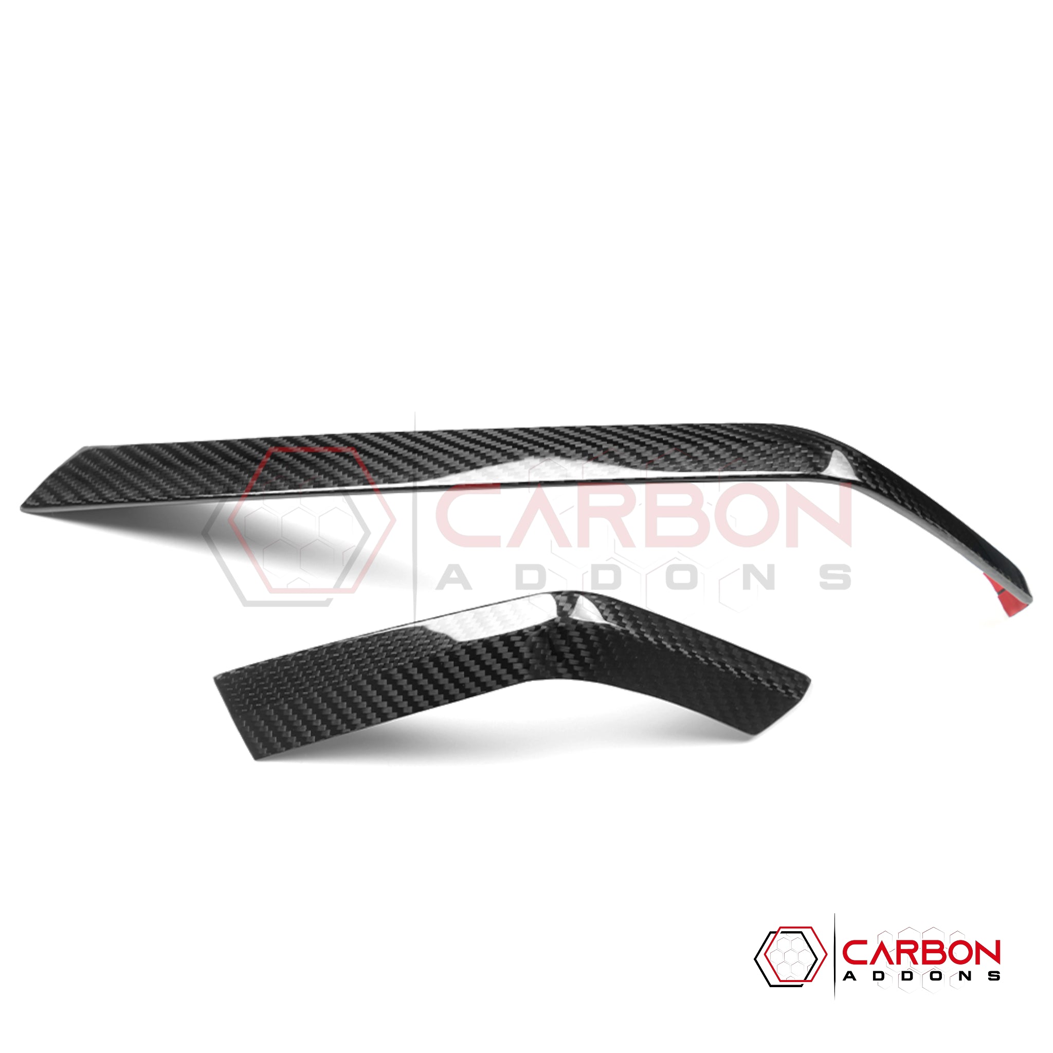 2026+ Corvette C8 Dash Display Screen Upper Trim Real Carbon Fiber Cover
