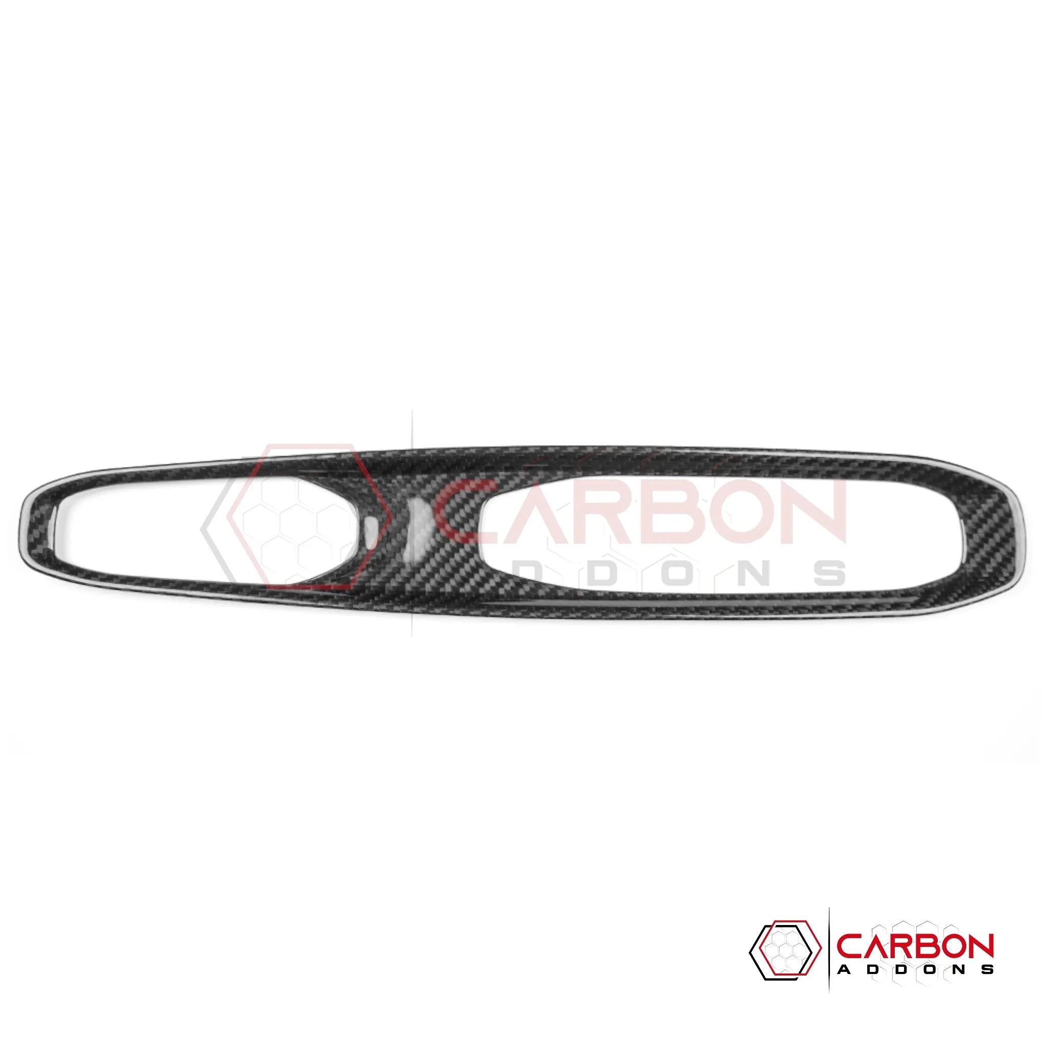 2026+ C8 Corvette Real Carbon Fiber Gear & Mode Selector Trim Cover | Interior Upgrade