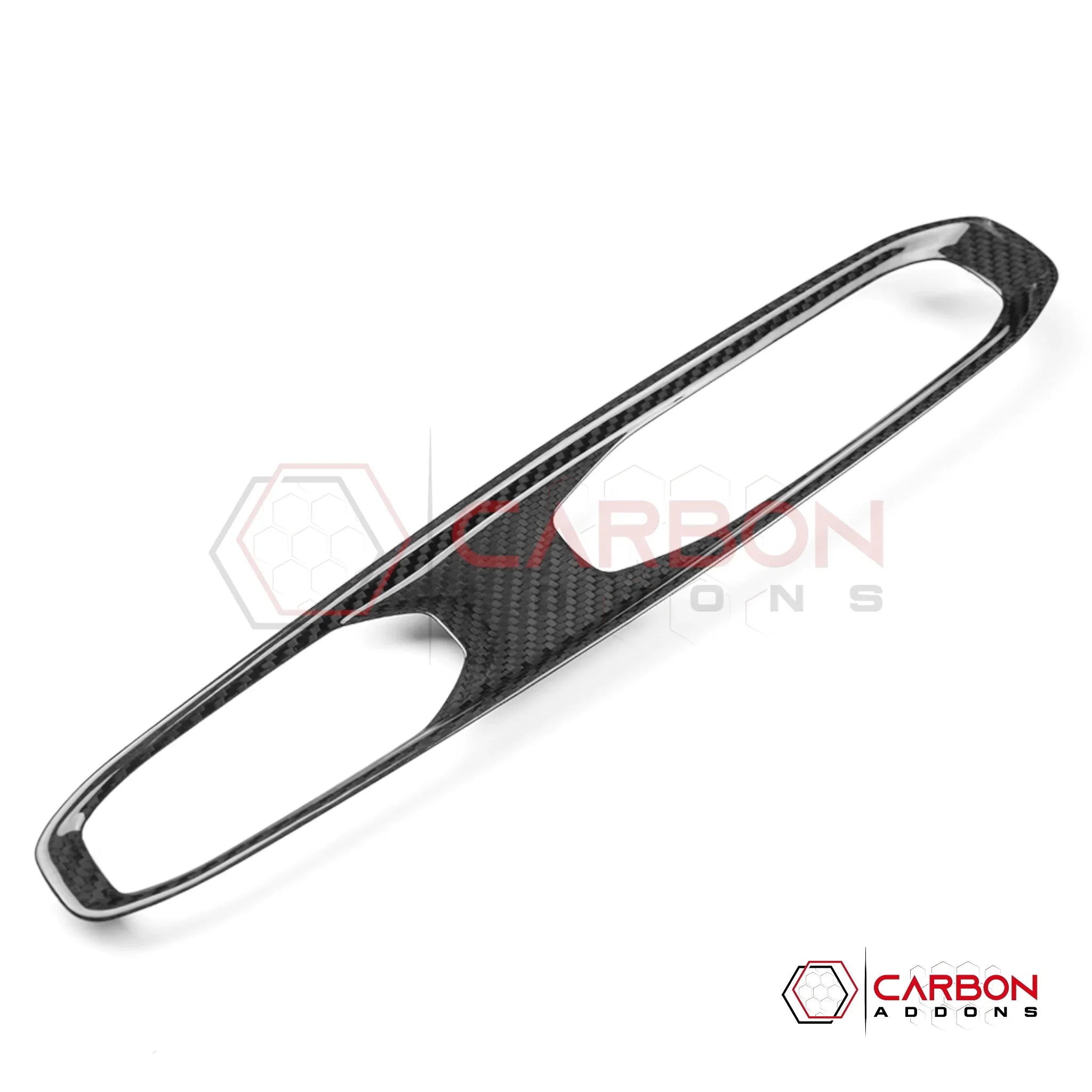 2026+ C8 Corvette Real Carbon Fiber Gear & Mode Selector Trim Cover | Interior Upgrade