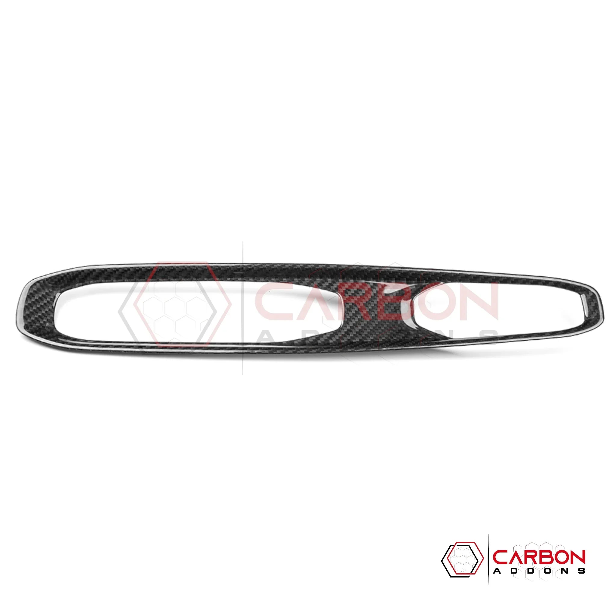 2026+ C8 Corvette Real Carbon Fiber Gear & Mode Selector Trim Cover | Interior Upgrade