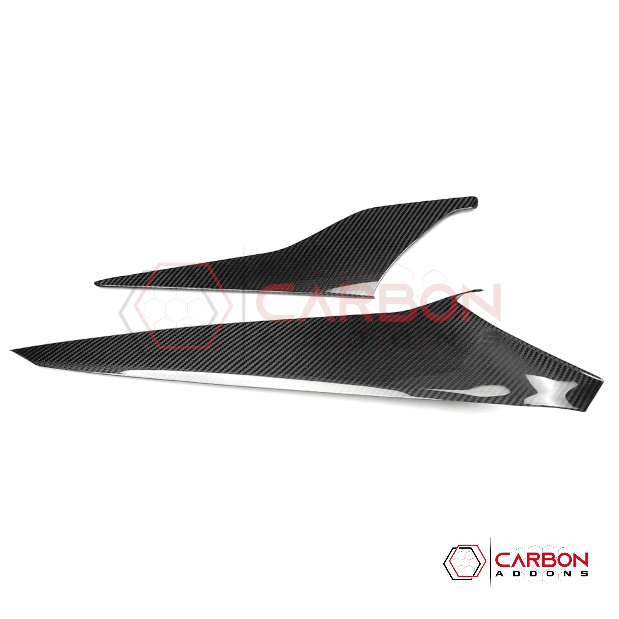 2026+ Chevrolet C8 Corvette Carbon Fiber Center Console Side Trim Covers