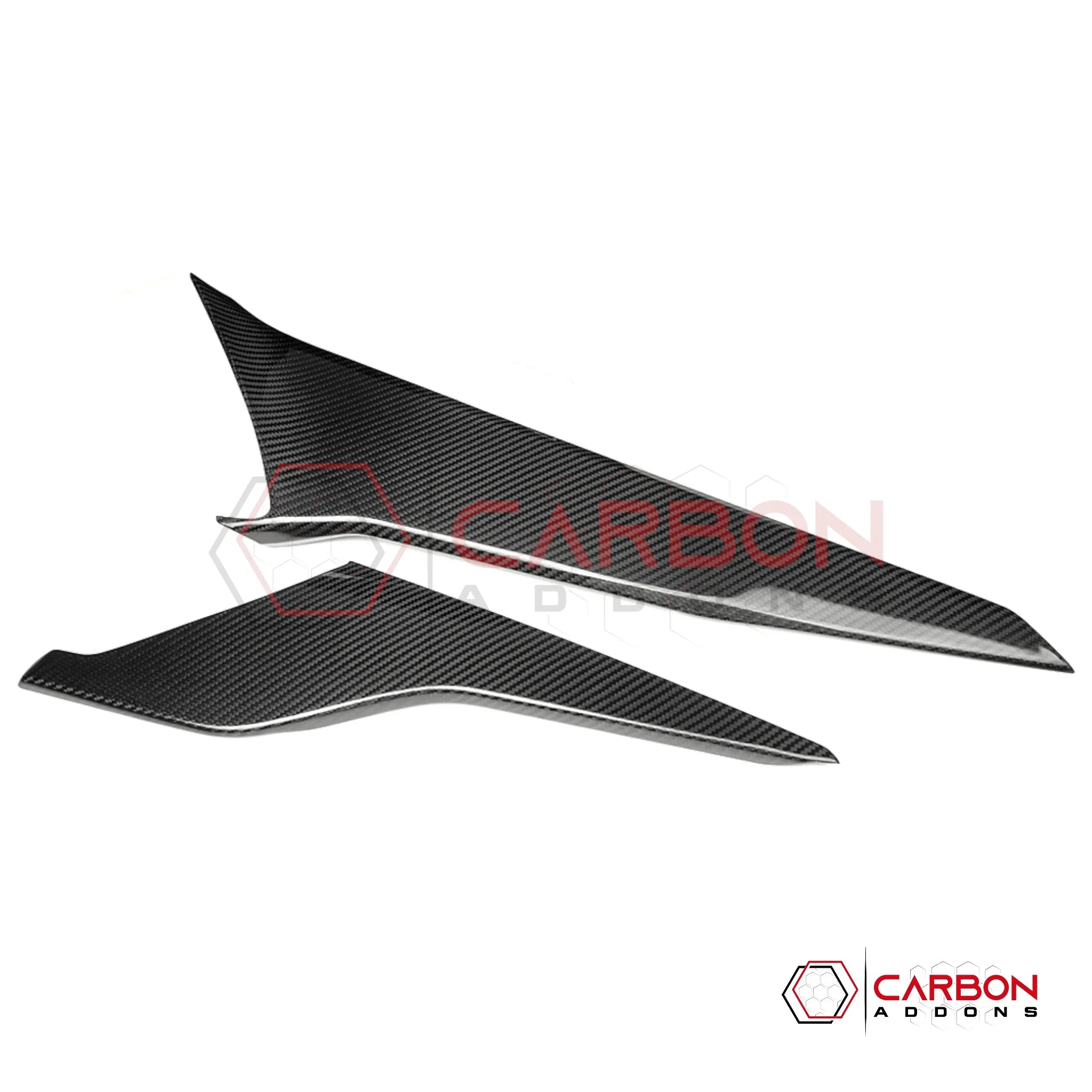 2026+ Chevrolet C8 Corvette Carbon Fiber Center Console Side Trim Covers