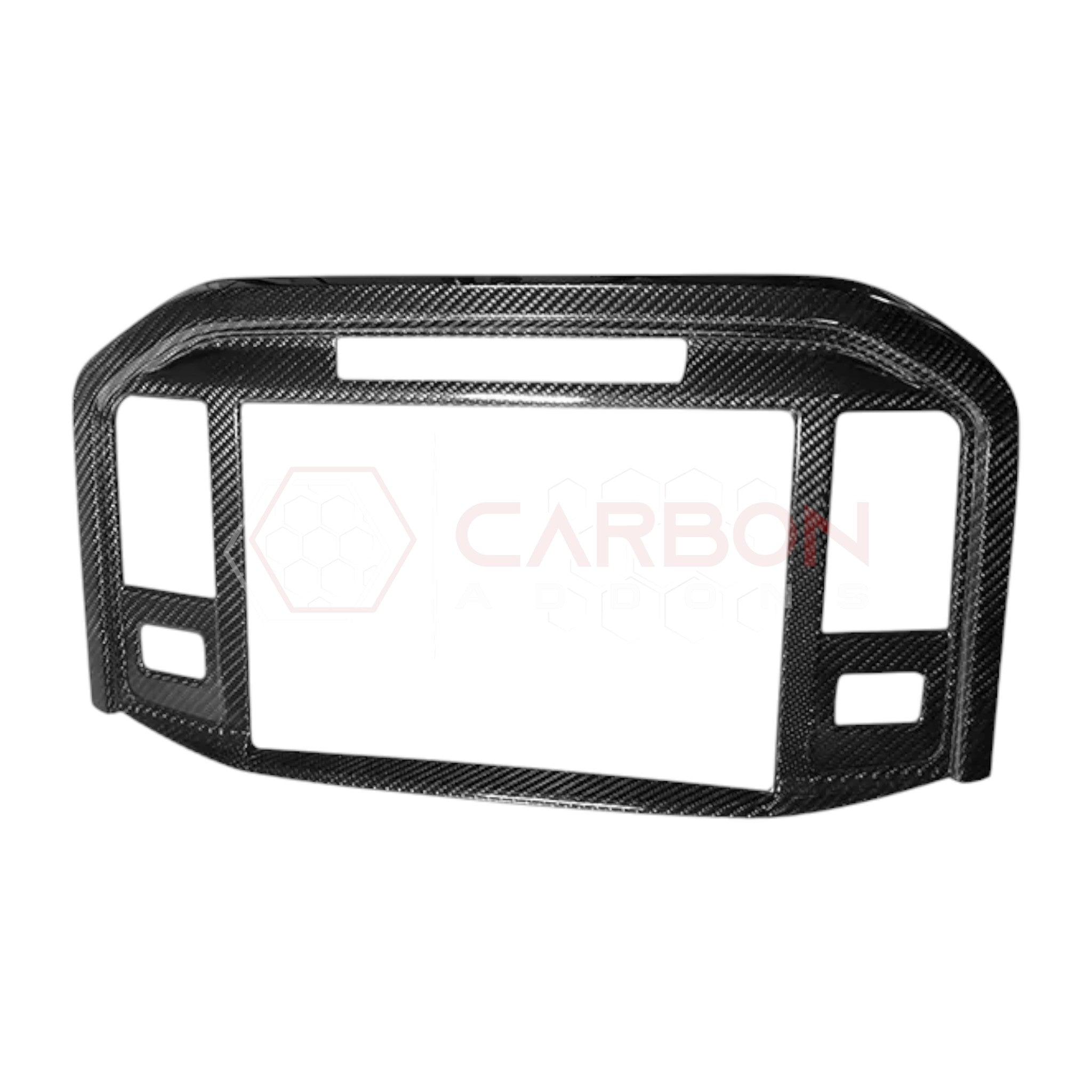 Ford F150 2021-Up Radio Infotainment Screen Trim Carbon Fiber Cover