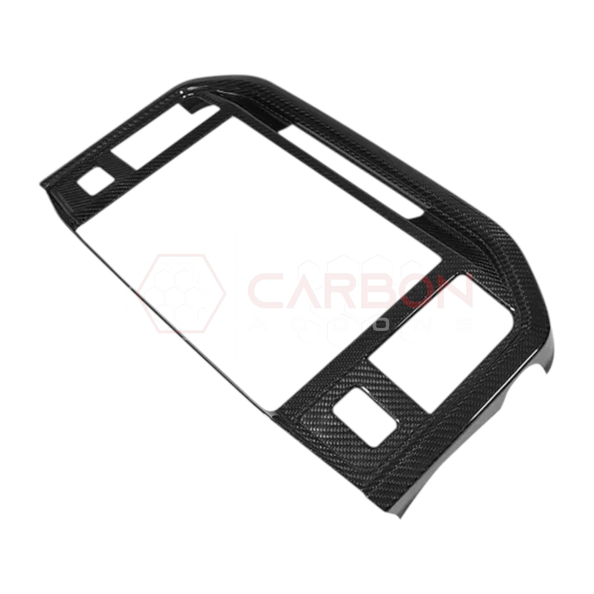 Ford F150 2021-Up Radio Infotainment Screen Trim Carbon Fiber Cover