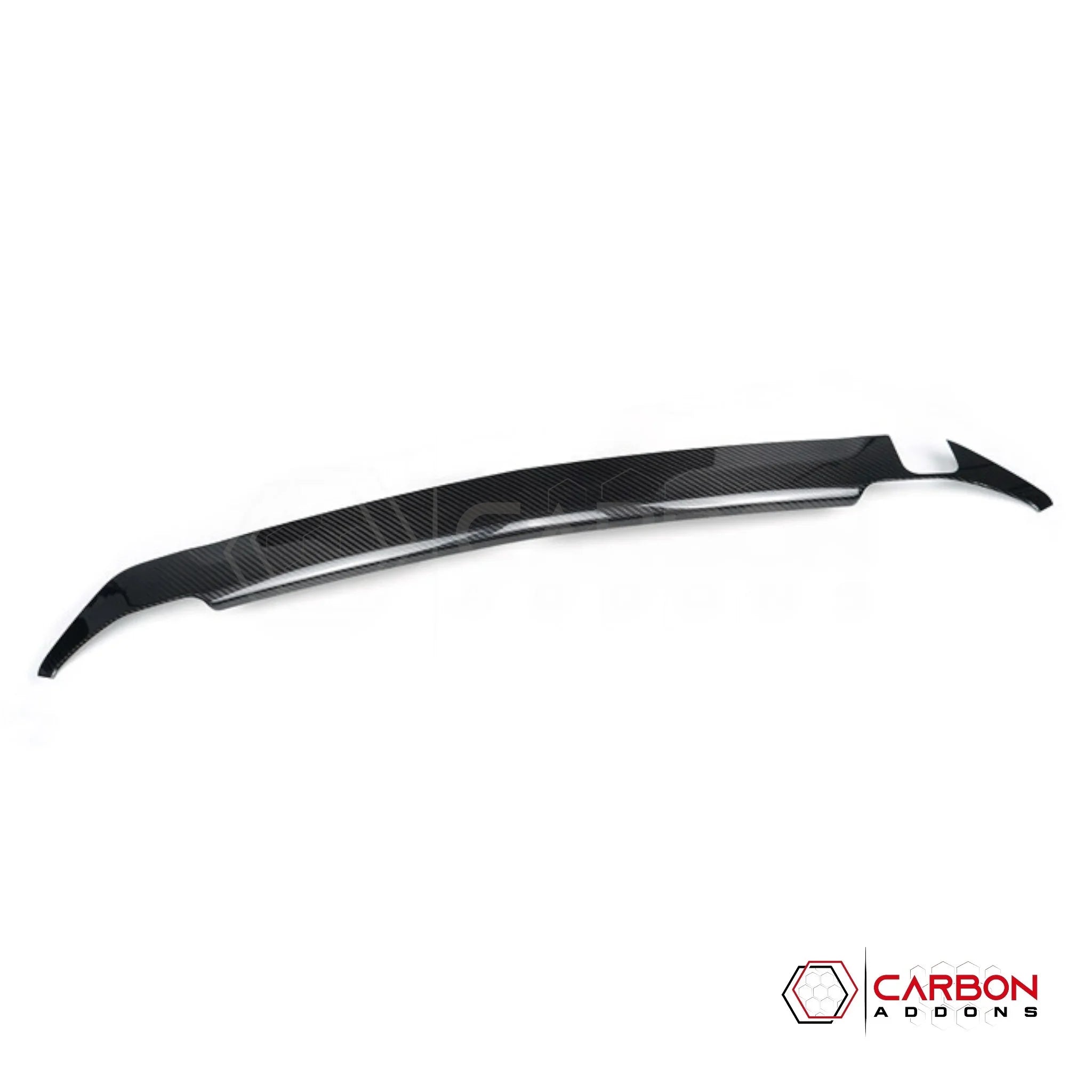 2024+ Ford Mustang GT Front Bumper Upper Trim Carbon Fiber Covers (2pcs Set)