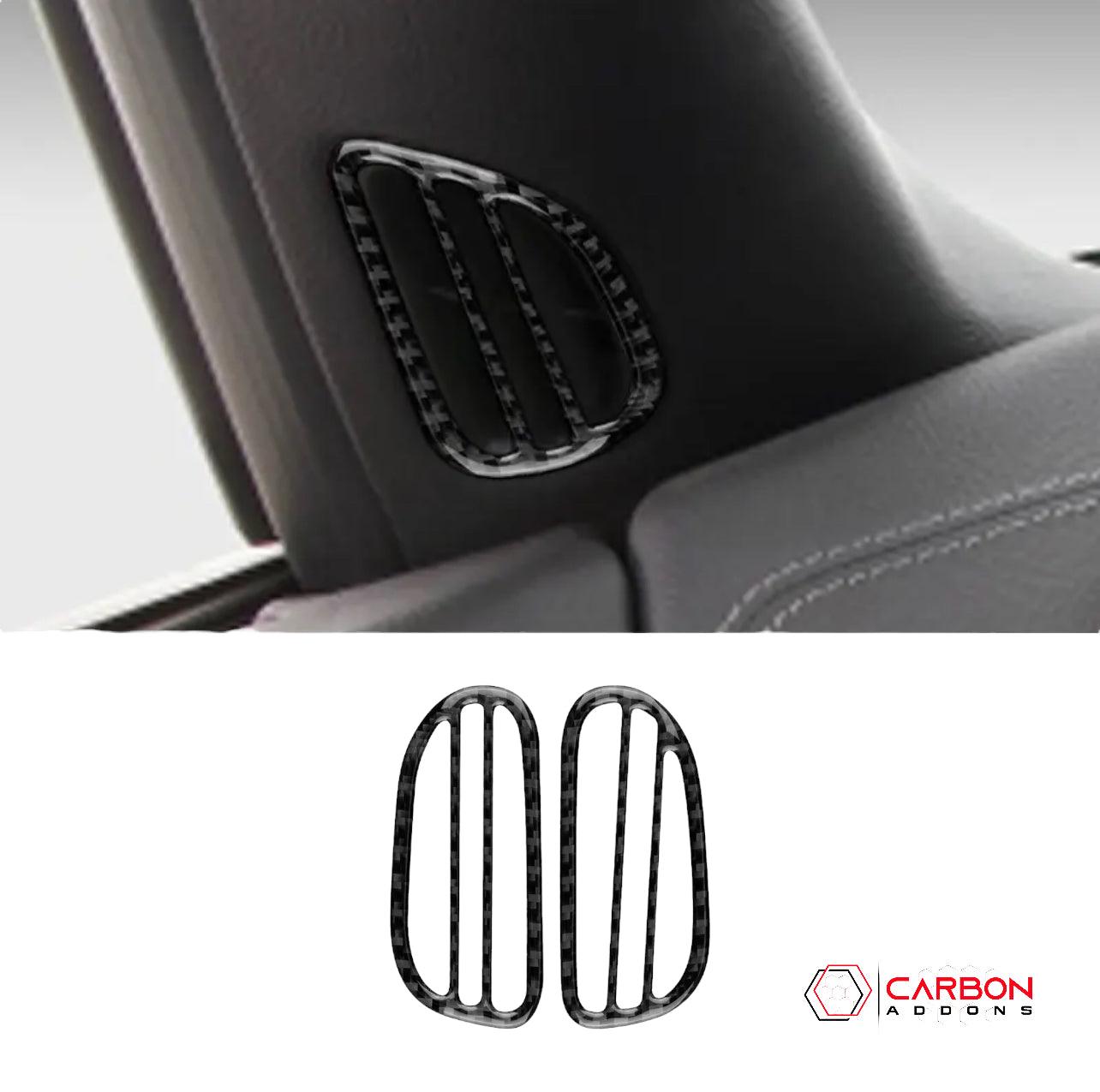 [2pcs] Real Carbon A-Pillar AC Vent Trim Overlay | C6 2005-2013 Corvette - carbonaddons Carbon Fiber Parts, Accessories, Upgrades, Mods