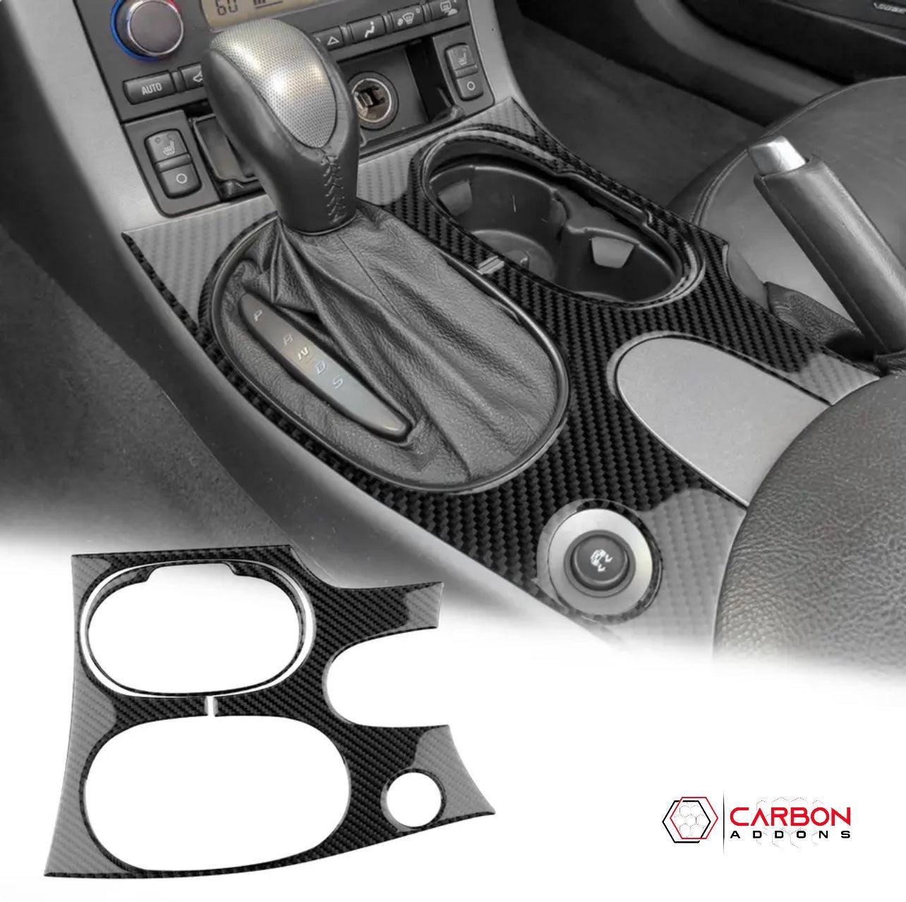 [2pcs] Real Carbon Center Console Overlay | C6 2005-2013 Corvette - carbonaddons Carbon Fiber Parts, Accessories, Upgrades, Mods