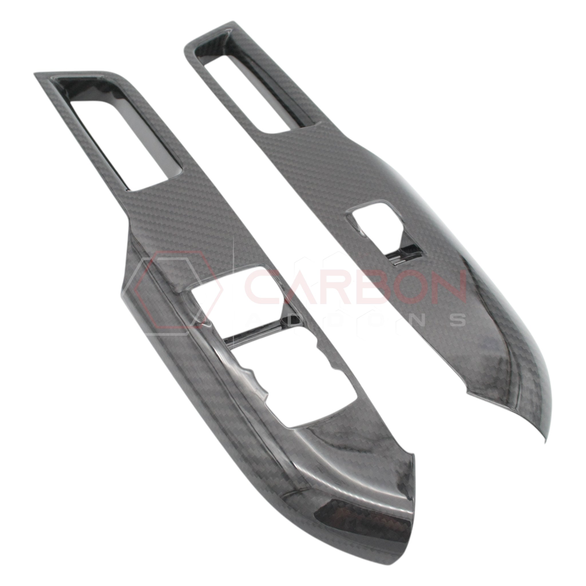 European Models | 2024+ S650 Ford Mustang Hard Carbon Fiber Window Switch Control Trim Cover