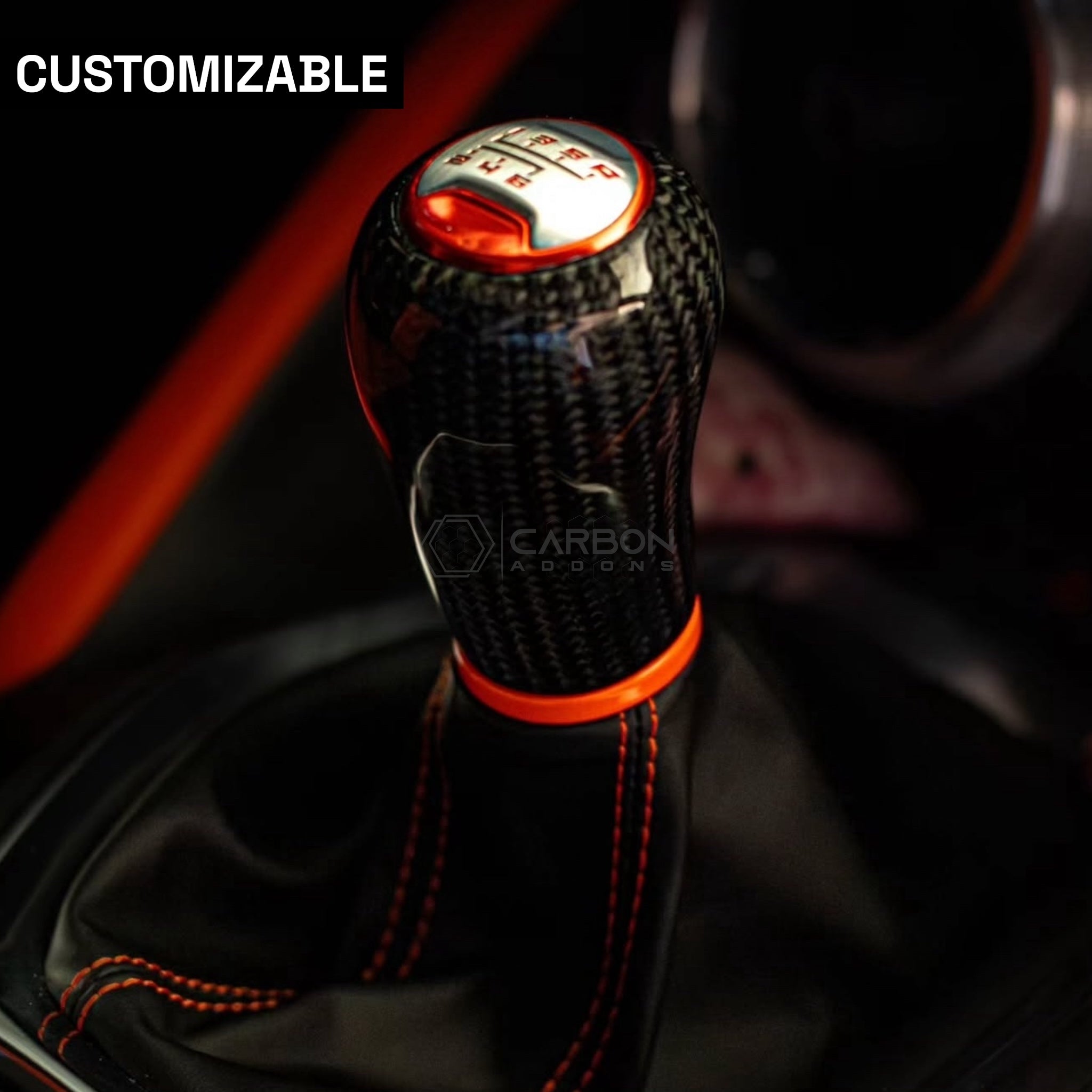 2016-2024 Chevy Camaro Custom Carbon Fiber Manual Shift Knob