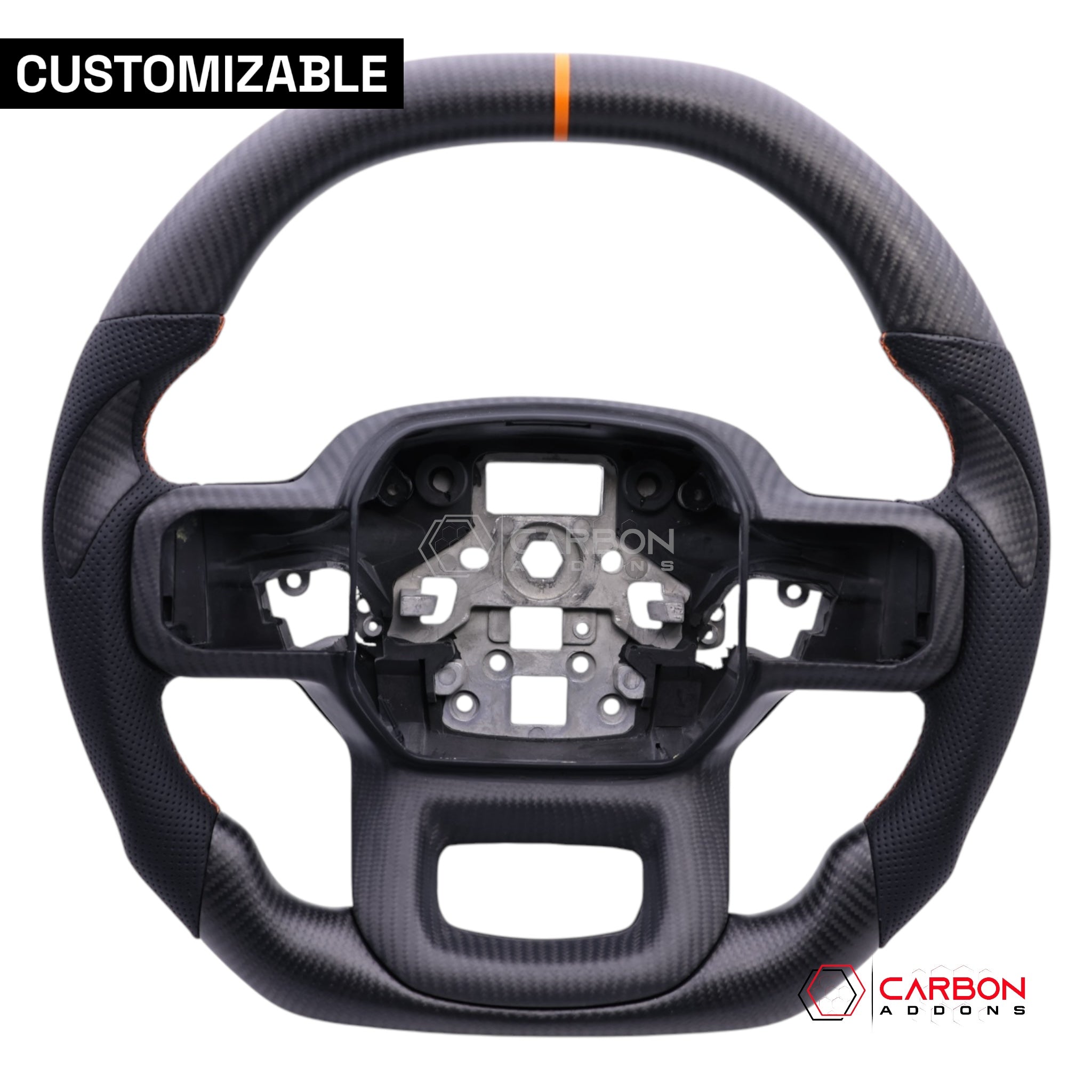 Ford F150 2021-2024 Custom Heated Carbon Fiber Steering Wheel