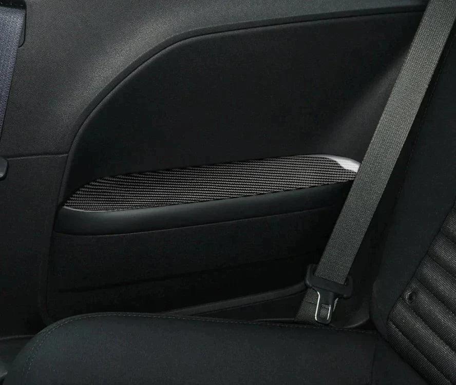 4pcs Carbon Fiber Armrest Panel Overlay for Dodge Challenger 2015-2023 - carbonaddons Carbon Fiber Parts, Accessories, Upgrades, Mods