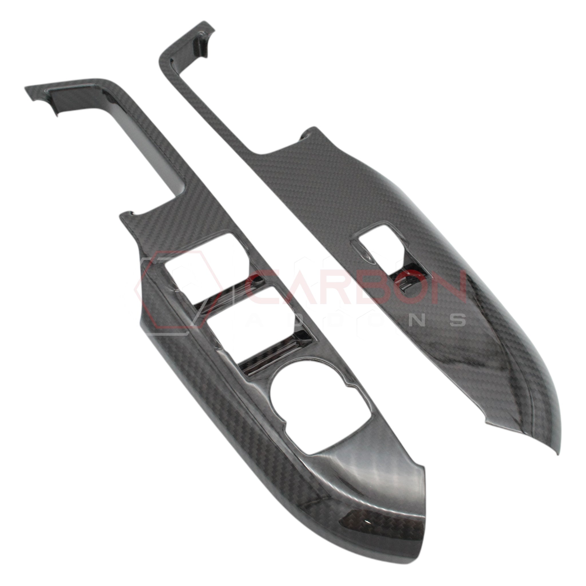 2024+ S650 Ford Mustang Hard Carbon Fiber Window Switch Control Trim Cover