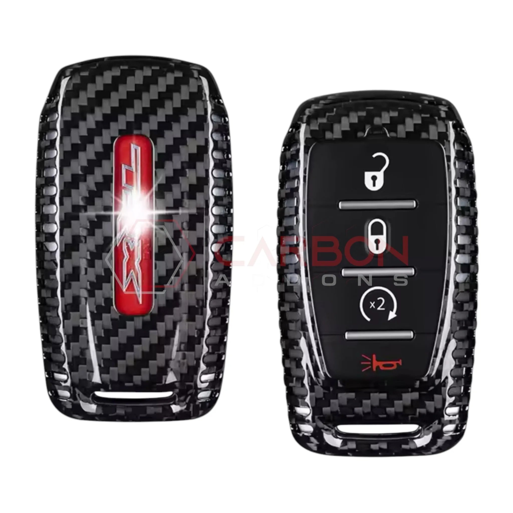 thumbnail image 2 of Genuine Carbon Fiber Ram Key Fob Case 2019-2025 Genuine 2 of 12