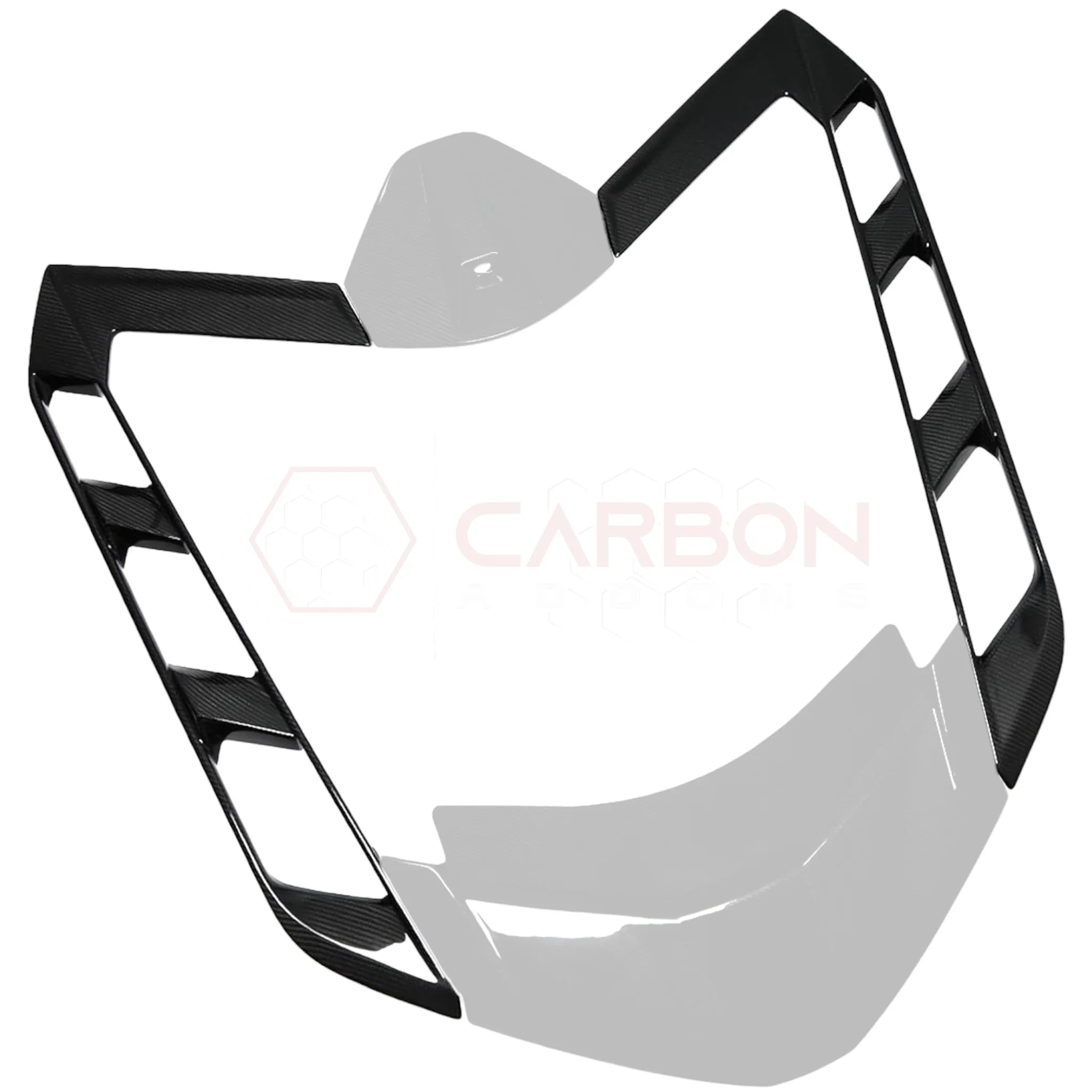 C8 Corvette Real Carbon Fiber Rear Hatch Vent Covers | Exterior Upgrade (2020–2026)