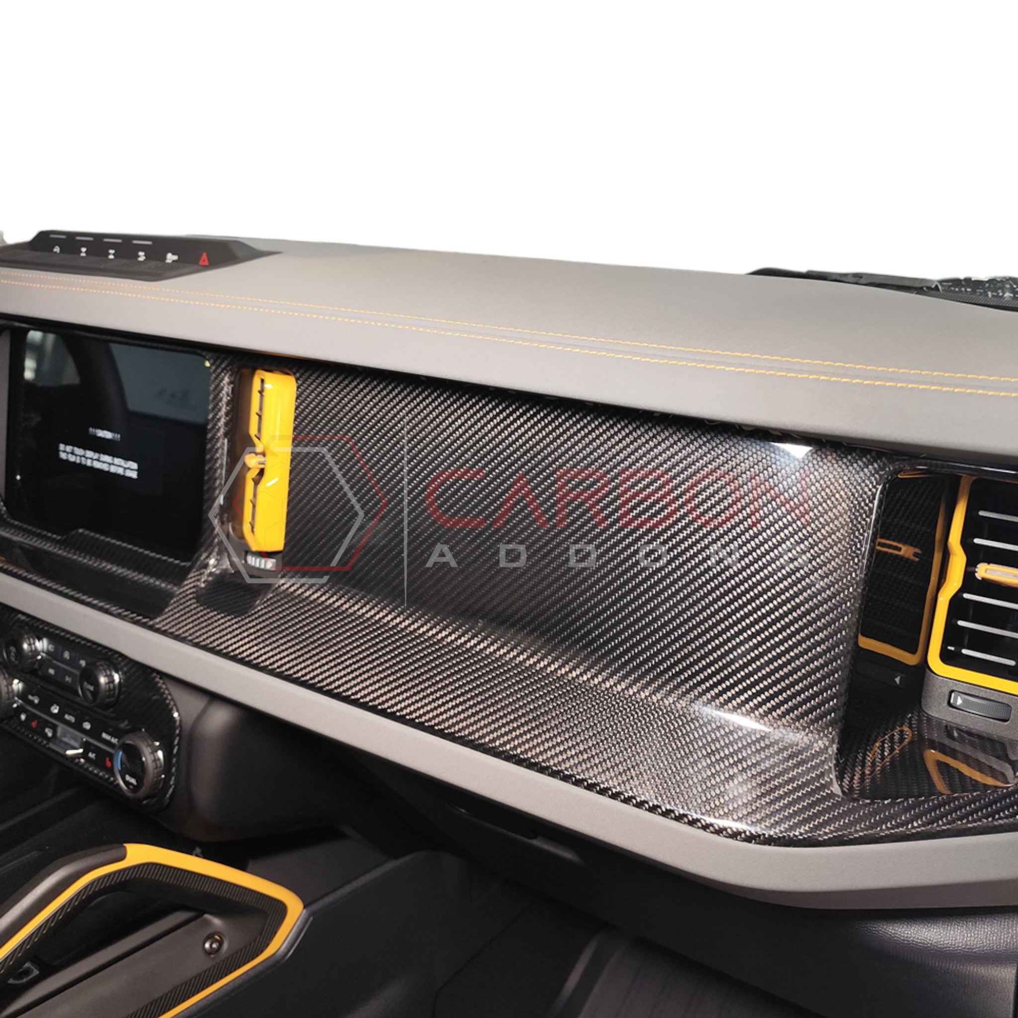 2021+ Ford Bronco Real Carbon Fiber Dashboard Cover