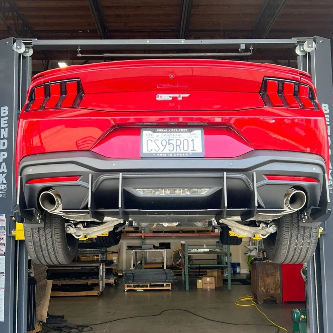 2024+ Mustang S650 GT & EcoBoost Rear Diffuser – Stealth Aero Diffuser (Dual or Quad Exhaust)