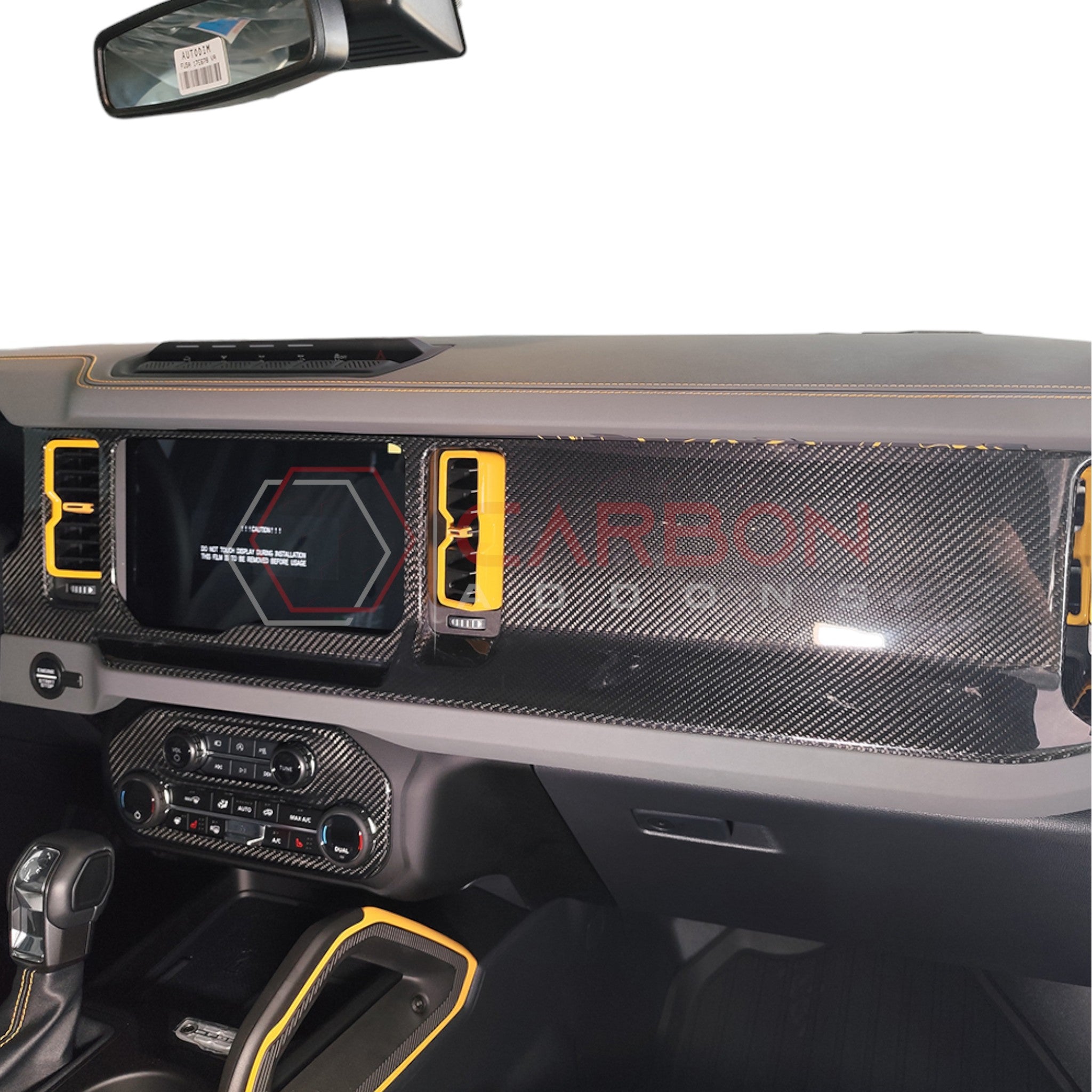 2021+ Ford Bronco Real Carbon Fiber Dashboard Cover