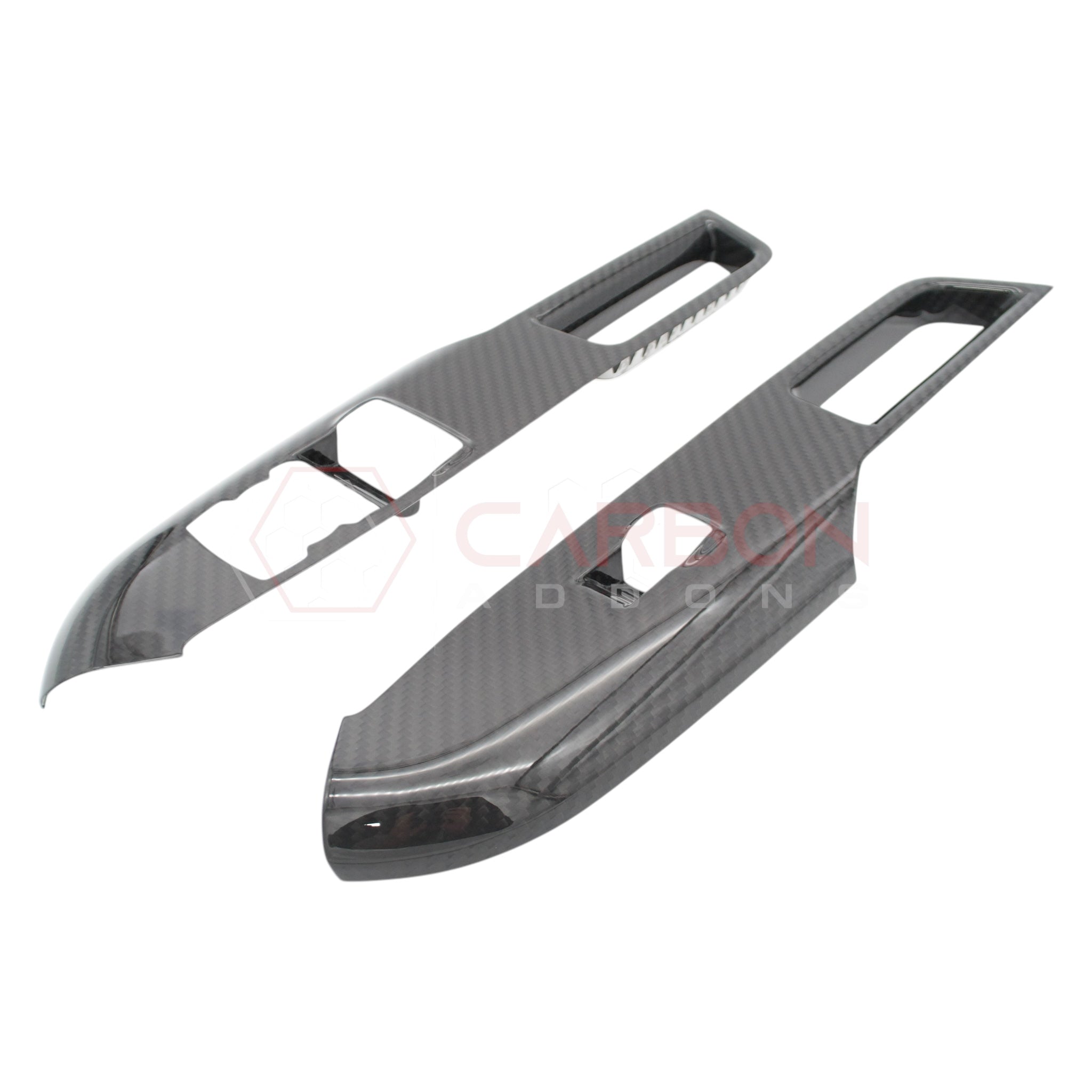 European Models | 2024+ S650 Ford Mustang Hard Carbon Fiber Window Switch Control Trim Cover