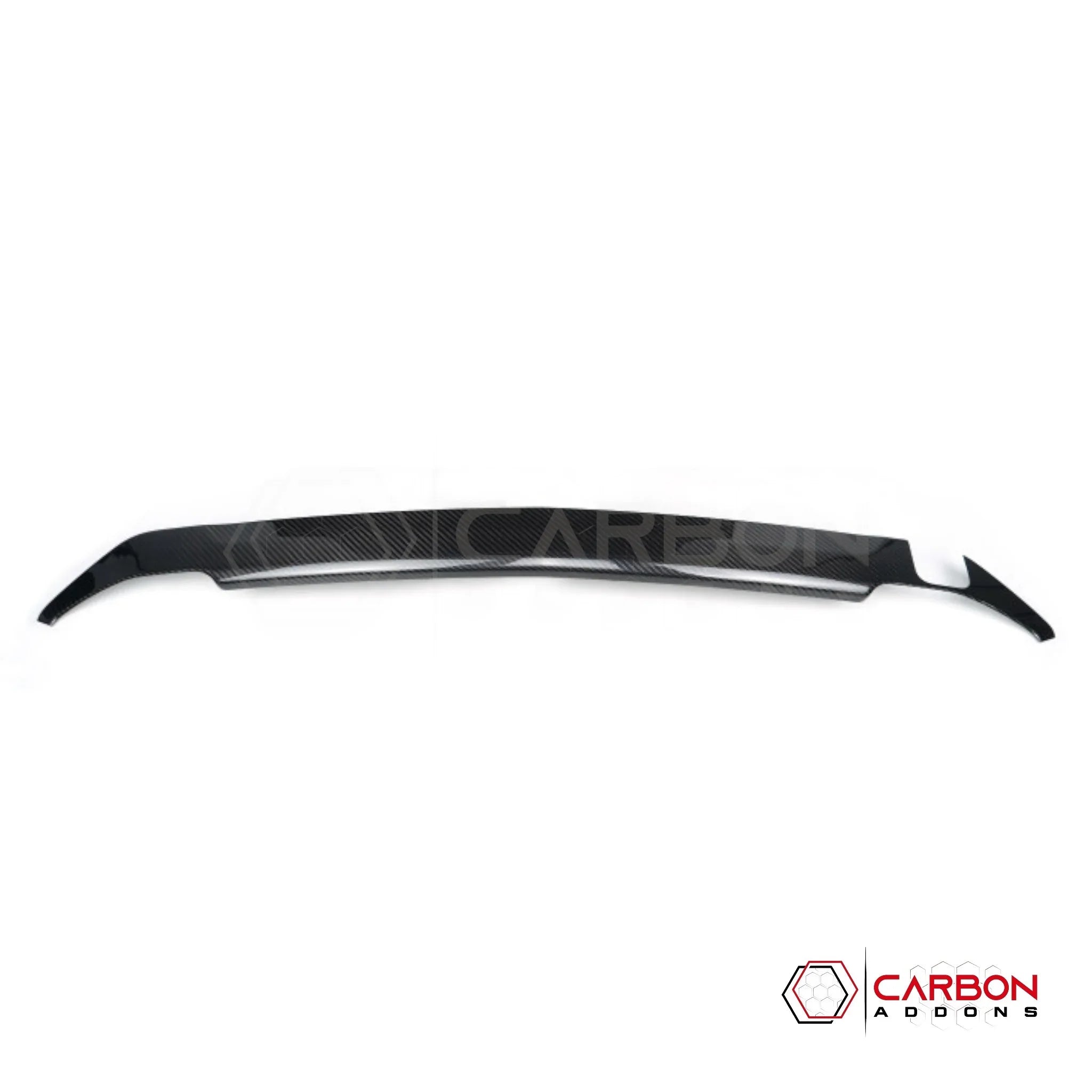 2024+ Ford Mustang GT Front Bumper Upper Trim Carbon Fiber Covers (2pcs Set)