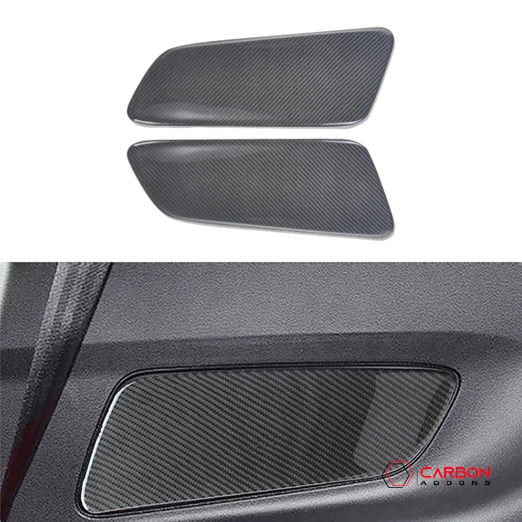 Mustang 2015-2023 Hard Carbon Fiber Rear Seat Side Trim Covers