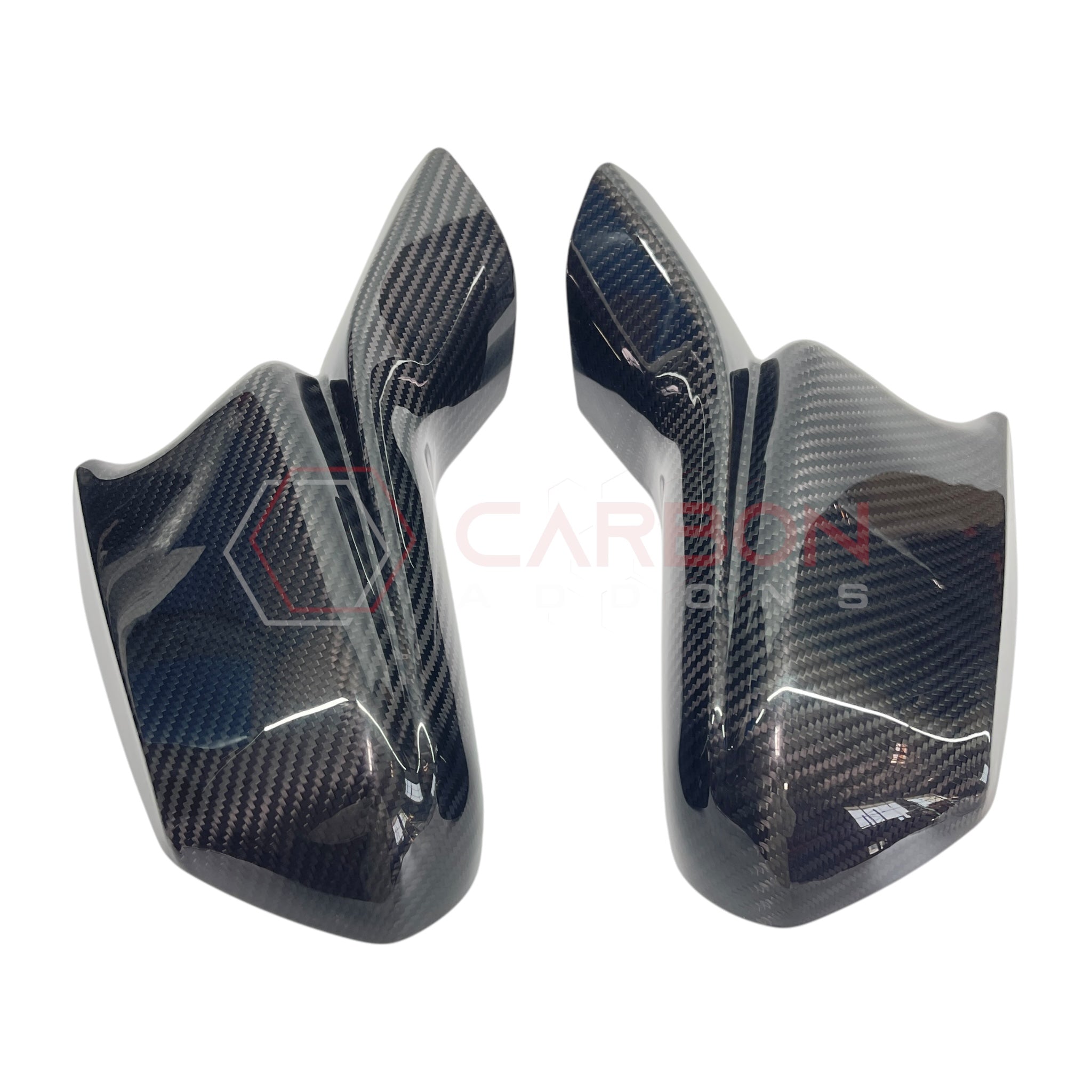 2016-2024 Camaro Real Carbon Fiber Mirror Covers With Winglet