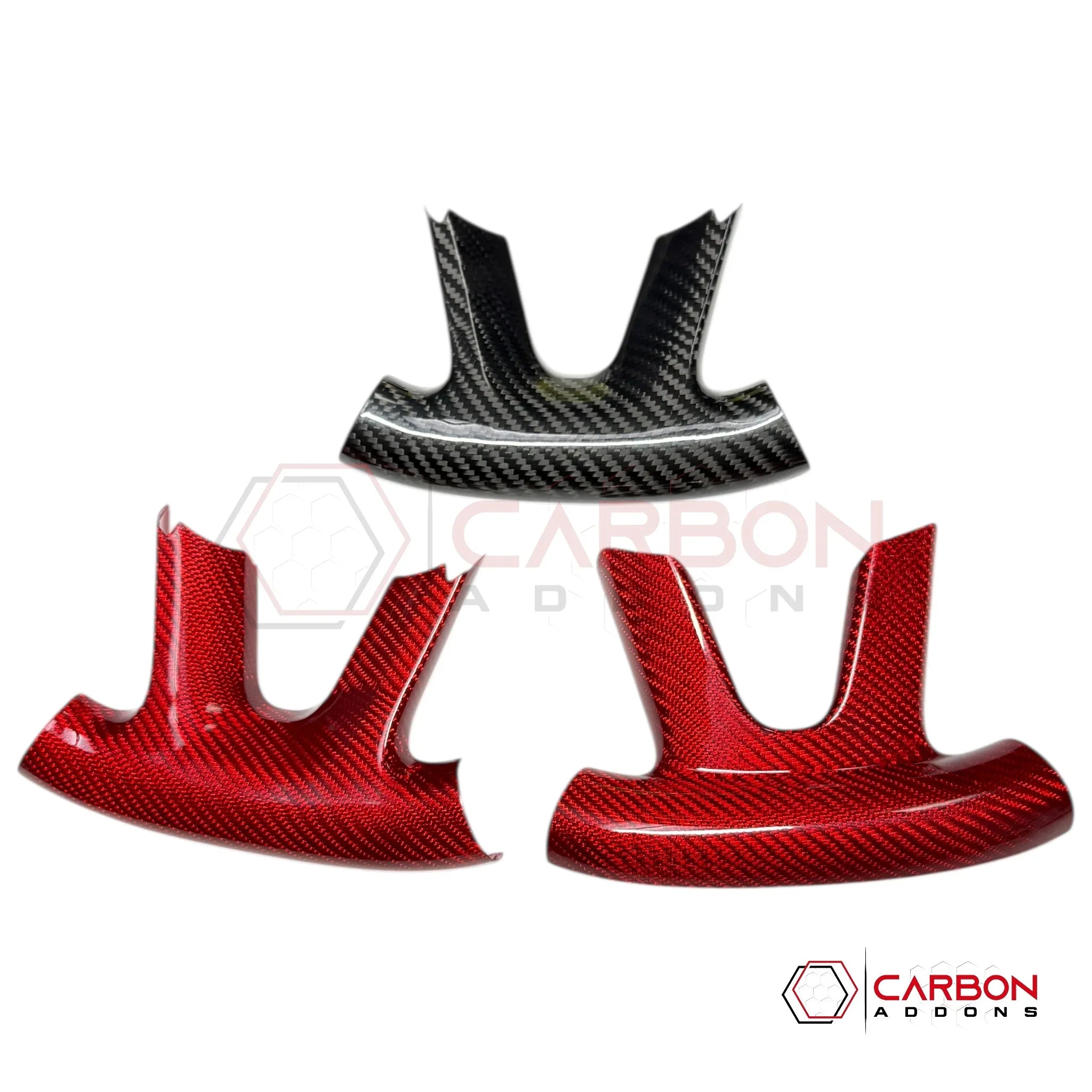 Dodge SRT Charger Challenger Durango 2015+ Carbon Fiber Bottom Lower Steering Wheel Trim Cover