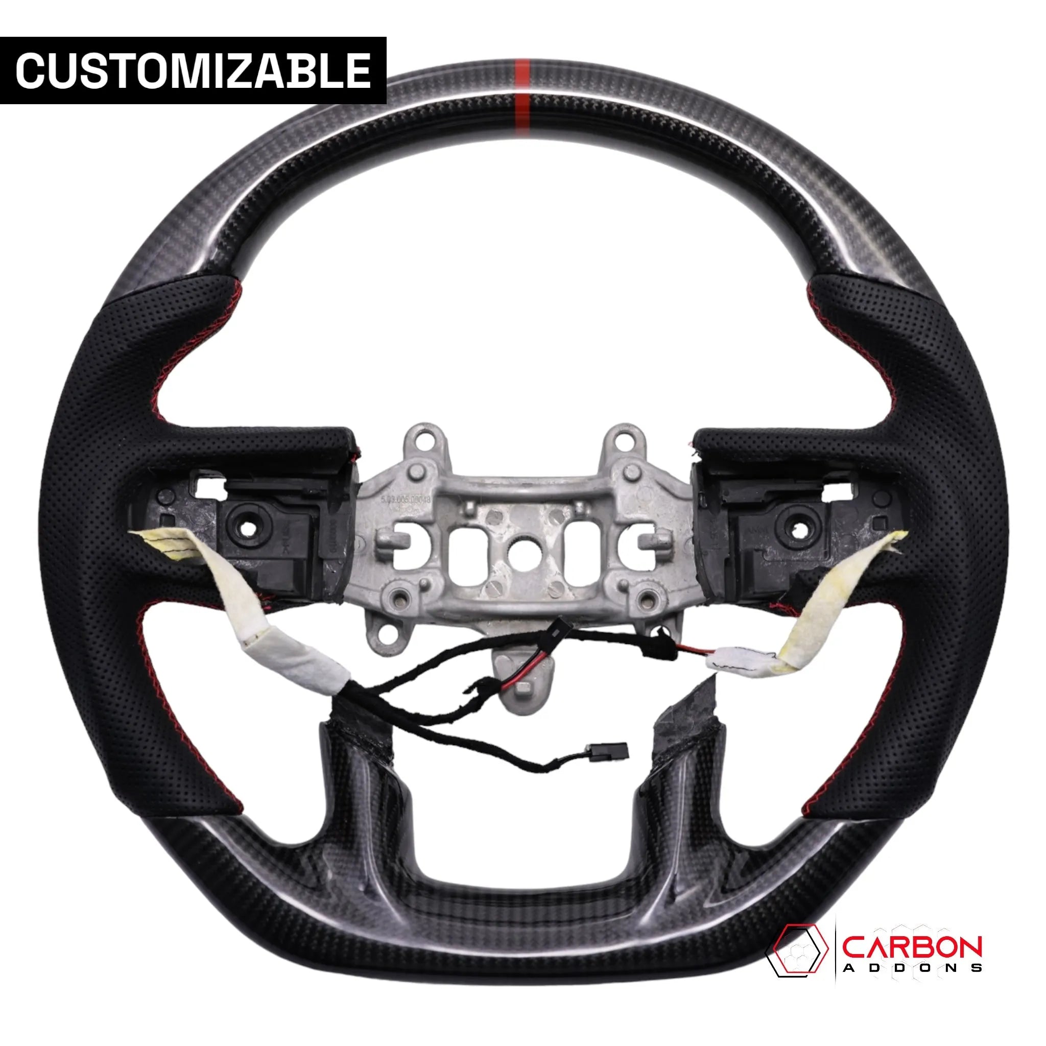 RAM TRX | 1500 | 2500 | 3500 Custom Heated Carbon Fiber Steering Wheel 2019-2024