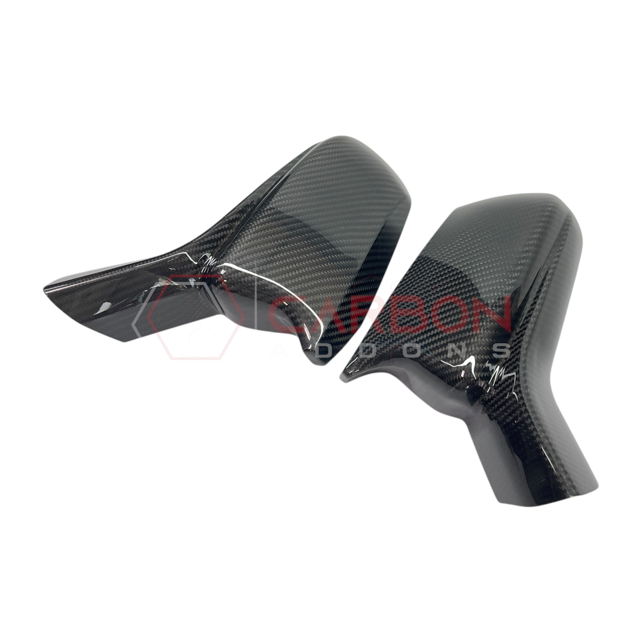 2016-2024 Camaro Real Carbon Fiber Mirror Covers With Winglet