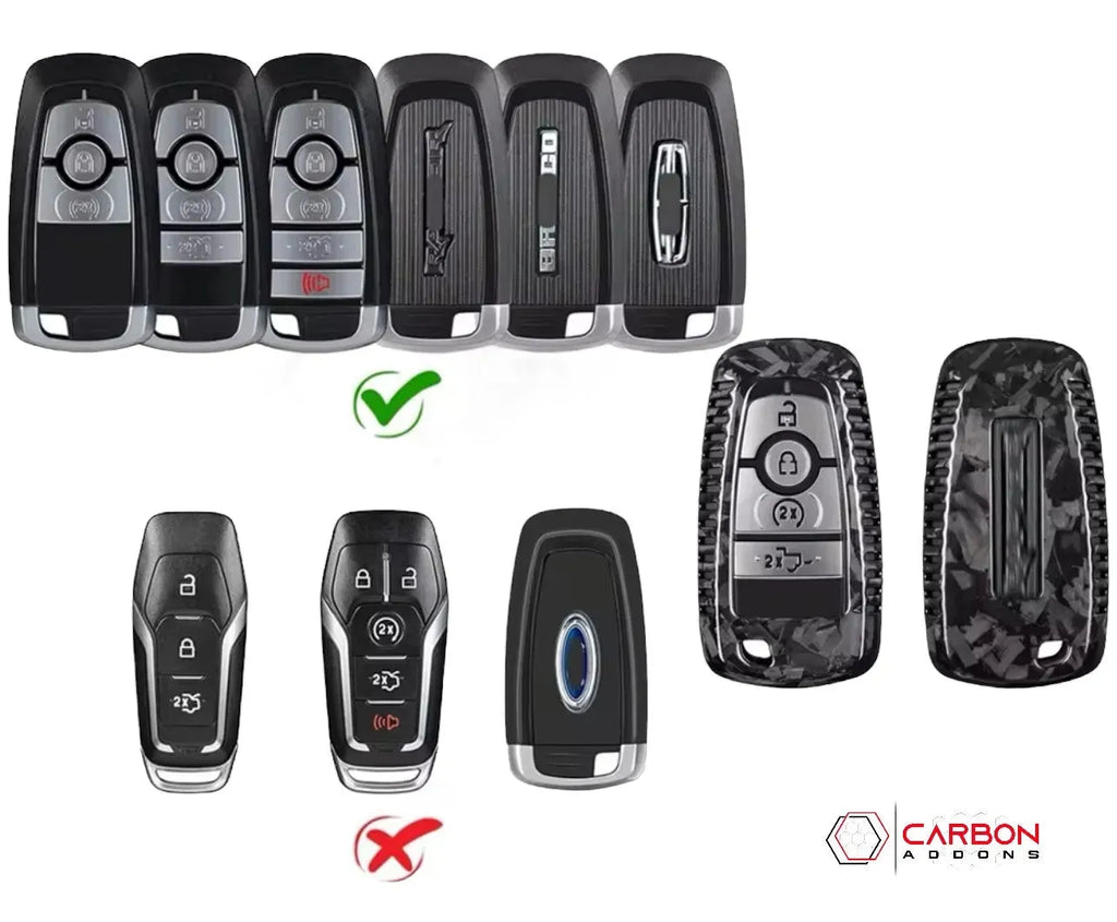 Raptor 2017-2024 Real Carbon Fiber Key Fob Cover Carbon Fiber Parts ...