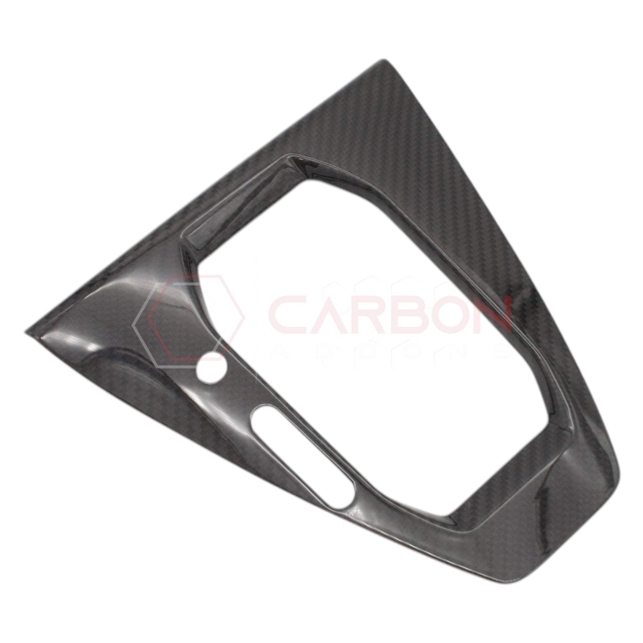 2024+ Ford Mustang Hard Carbon Fiber Gear Shift Trim Cover