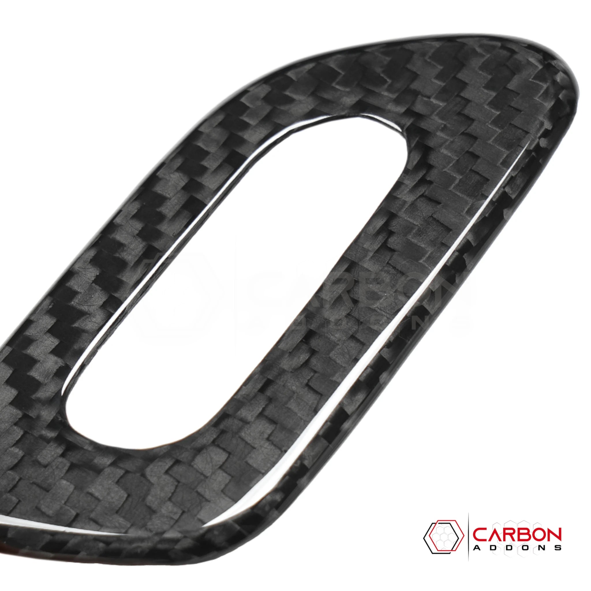 C7/C8 Corvette Real Carbon Fiber Sun Visor Garage Door Opener Trim Cover | 2014-2027