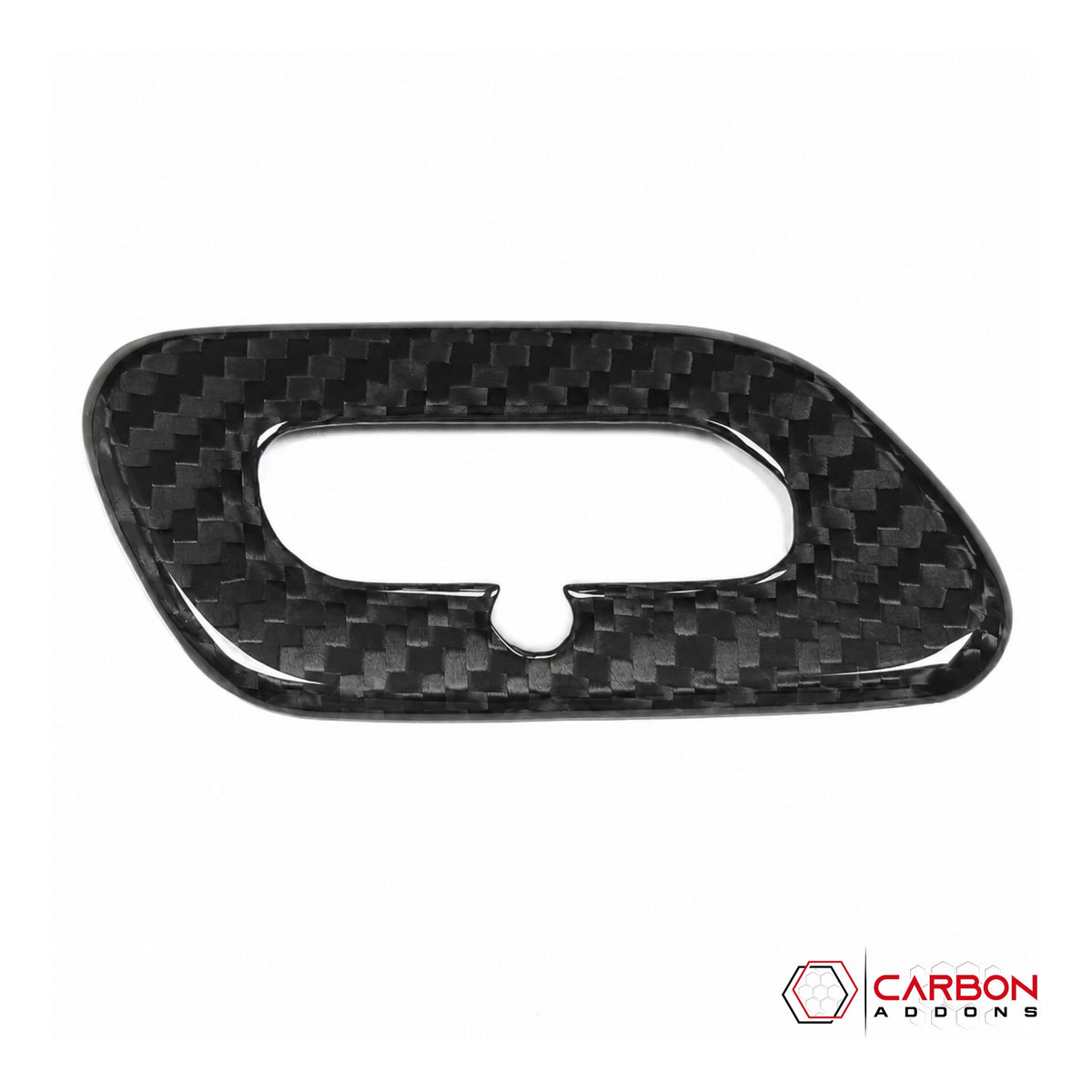 C7/C8 Corvette Real Carbon Fiber Sun Visor Garage Door Opener Trim Cover | 2014-2027
