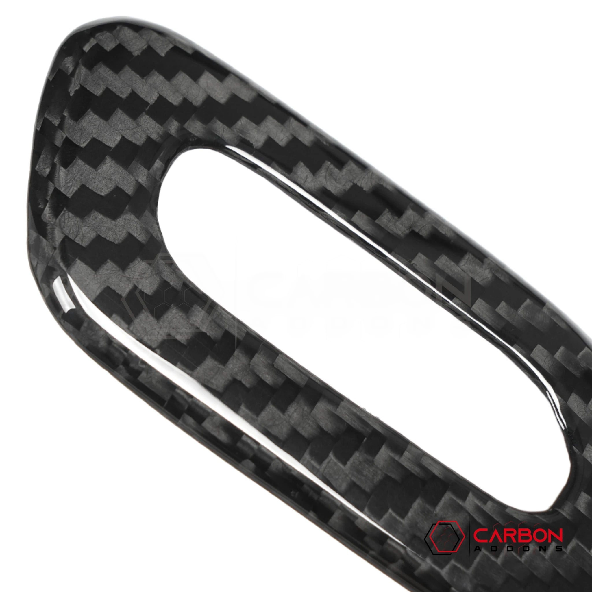 C7/C8 Corvette Real Carbon Fiber Sun Visor Garage Door Opener Trim Cover | 2014-2027