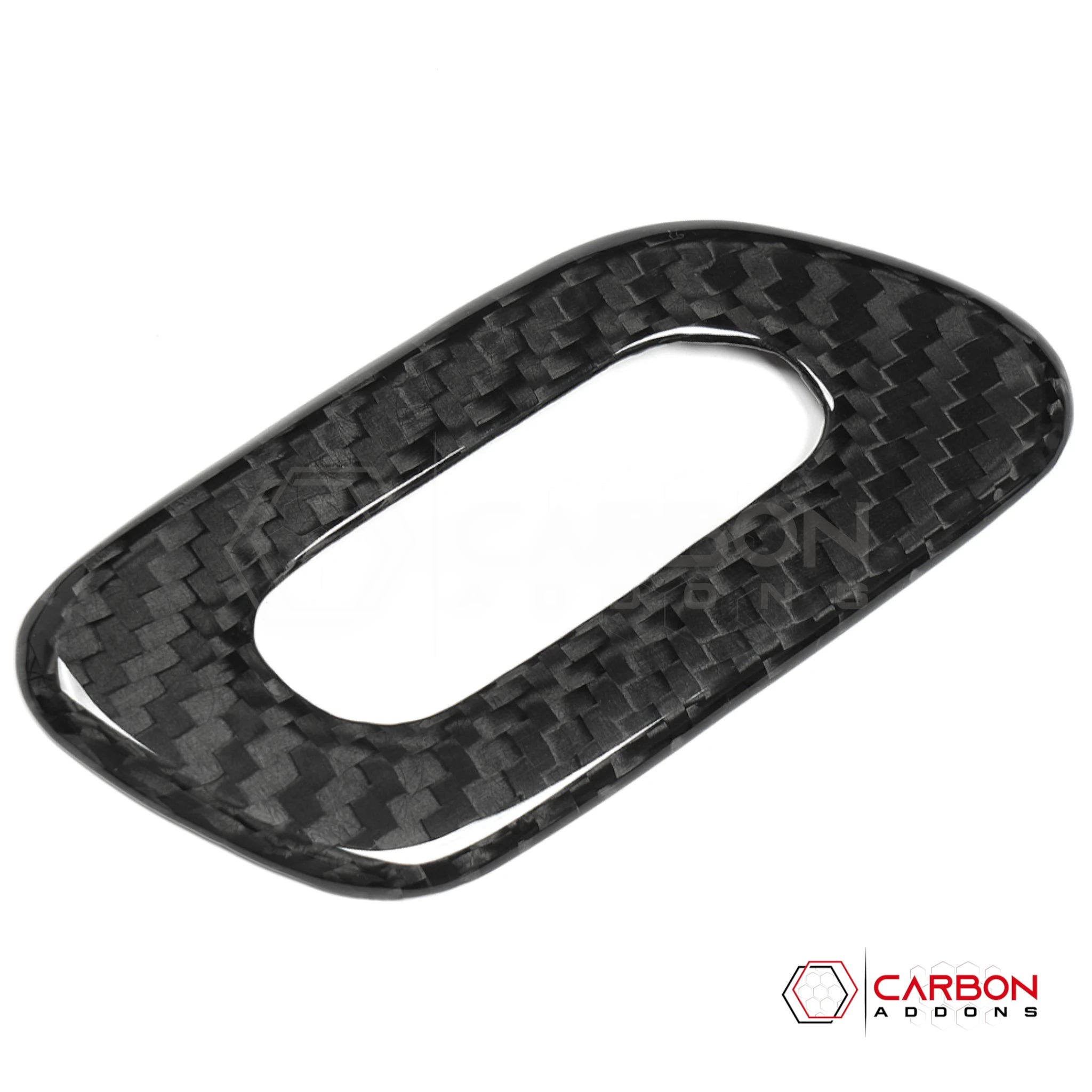 C7/C8 Corvette Real Carbon Fiber Sun Visor Garage Door Opener Trim Cover | 2014-2027