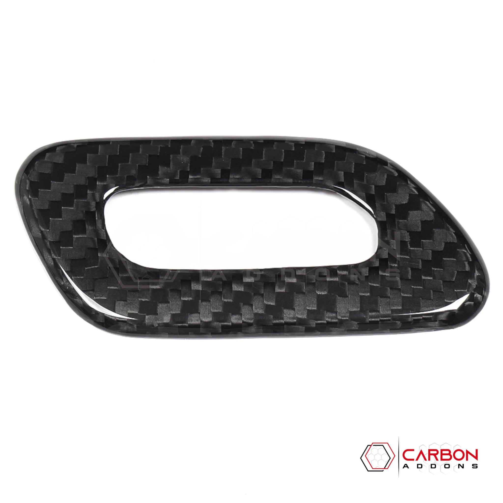 C7/C8 Corvette Real Carbon Fiber Sun Visor Garage Door Opener Trim Cover | 2014-2027