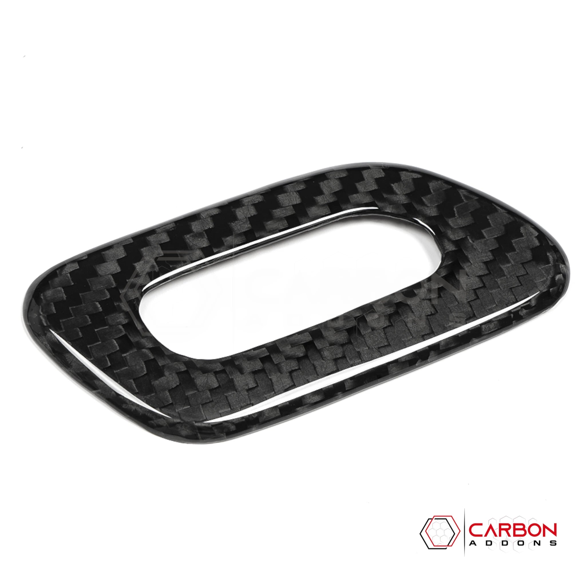 C7/C8 Corvette Real Carbon Fiber Sun Visor Garage Door Opener Trim Cover | 2014-2027