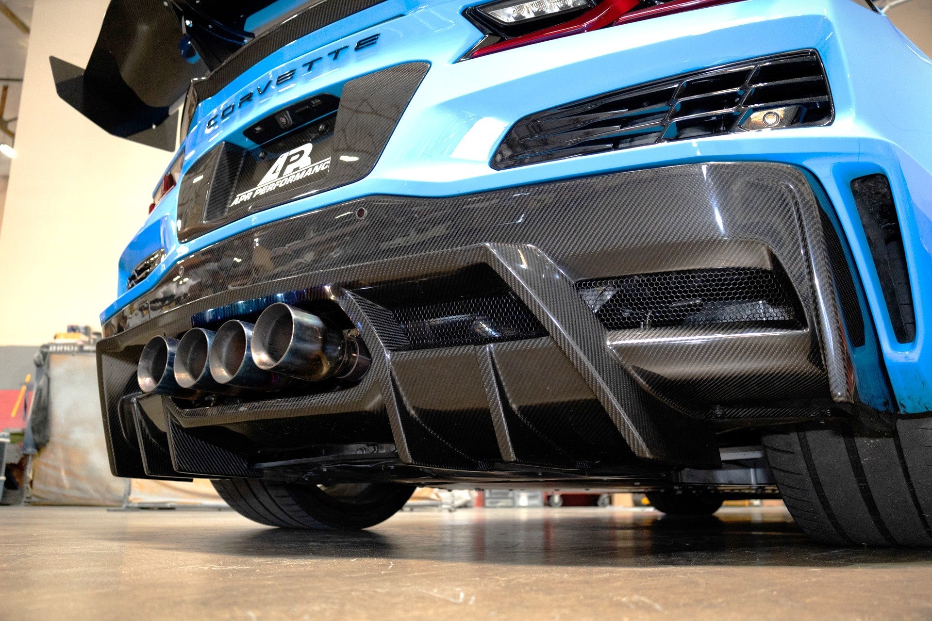 APR Performance Carbon Fiber Rear Diffuser for Chevrolet Corvette C8 Z06, E-Ray, ZR1 & Grand Sport