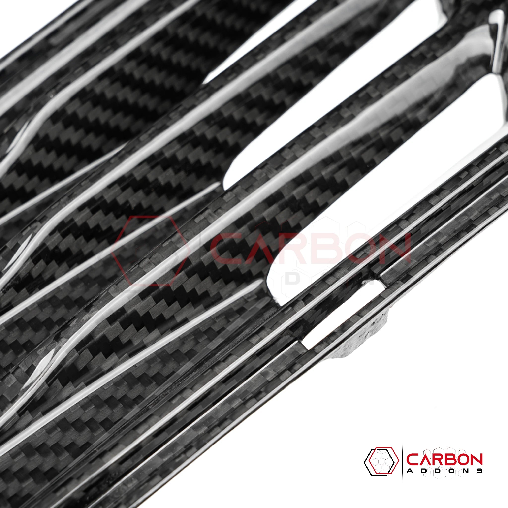Carbon Fiber Rear Bumper Vent Inserts for C8 Corvette Z06, E-Ray & ZR1