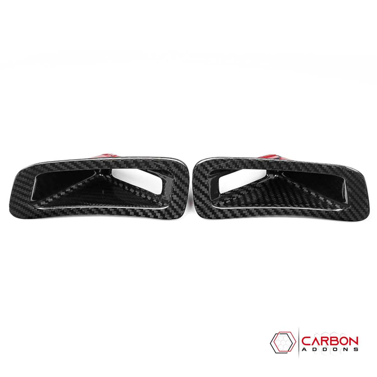 C8 Corvette Real Carbon Fiber B-Pillar Seat Belt Trim Cover | Interior Upgrade (2020-2027) (Copy)