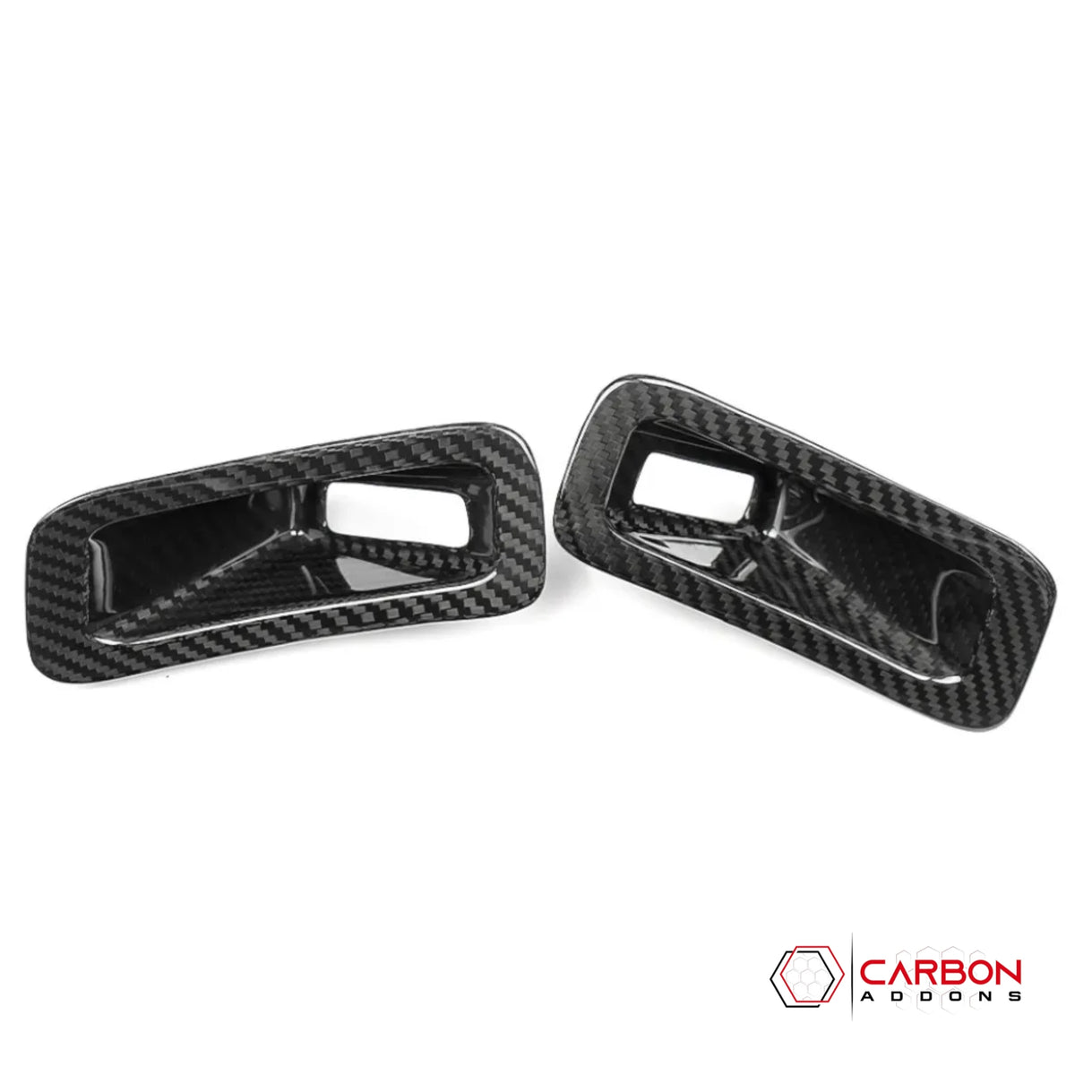 C8 Corvette Real Carbon Fiber B-Pillar Seat Belt Trim Cover | Interior Upgrade (2020-2027) (Copy)