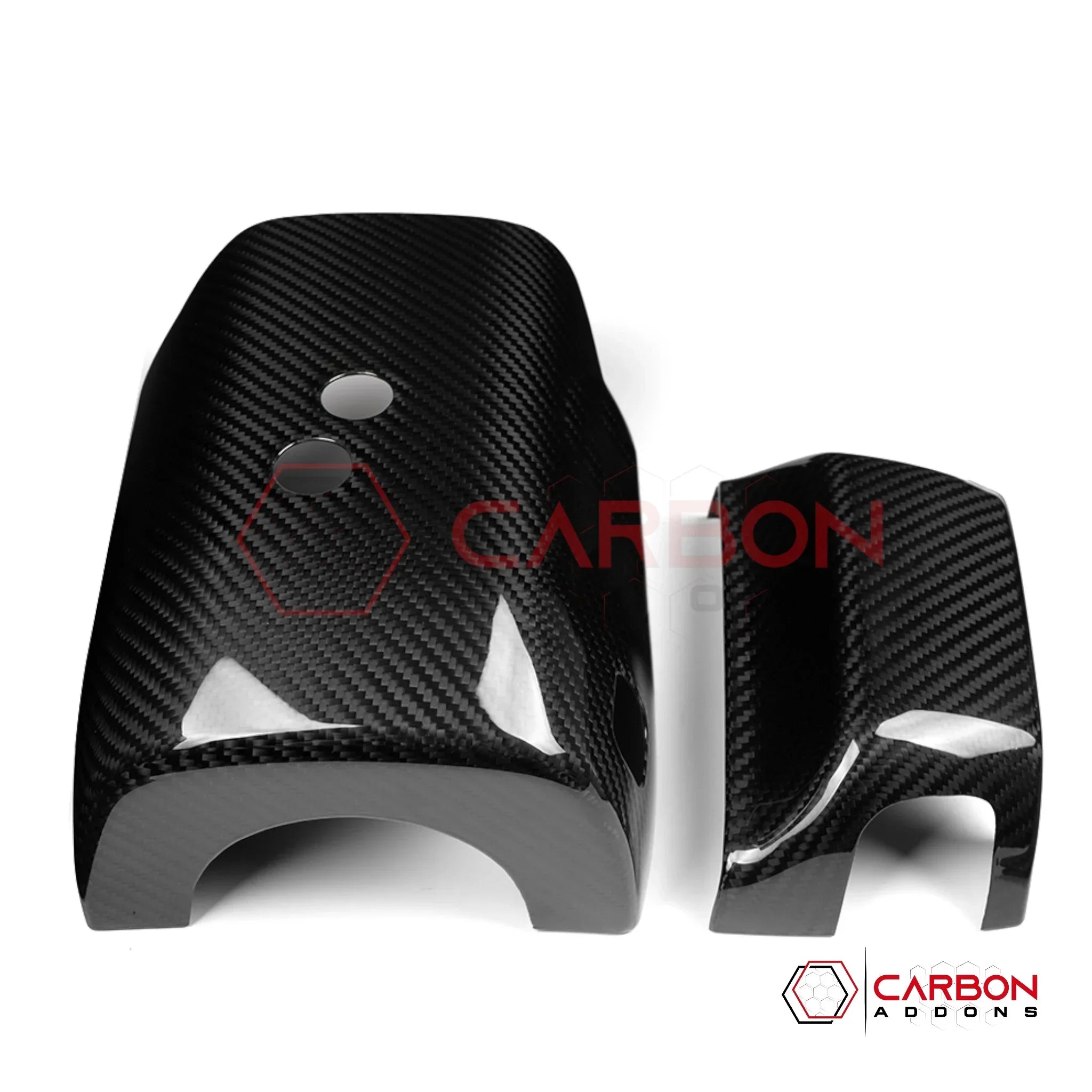 C8 Corvette Real Carbon Fiber Steering Column Trim Cover | Interior Upgrade (2020-2026)